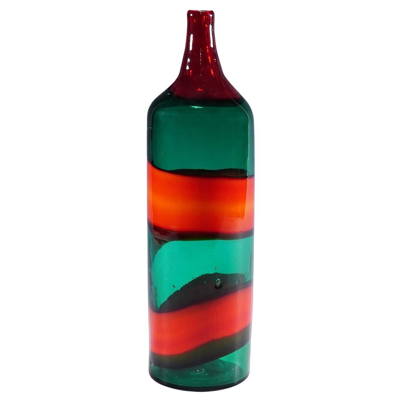 Vaso 
A Fasce
 di Fulvio Bianconi per Venini, Murano 1950 in vendita