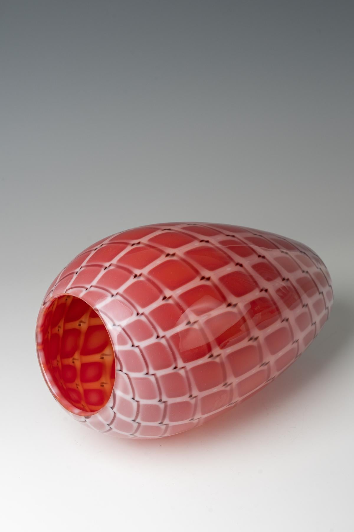 Vaso ''A losanghe'' Archimede Seguso, Murano, 1952 ca. In condizioni buone in vendita a Zurich, CH