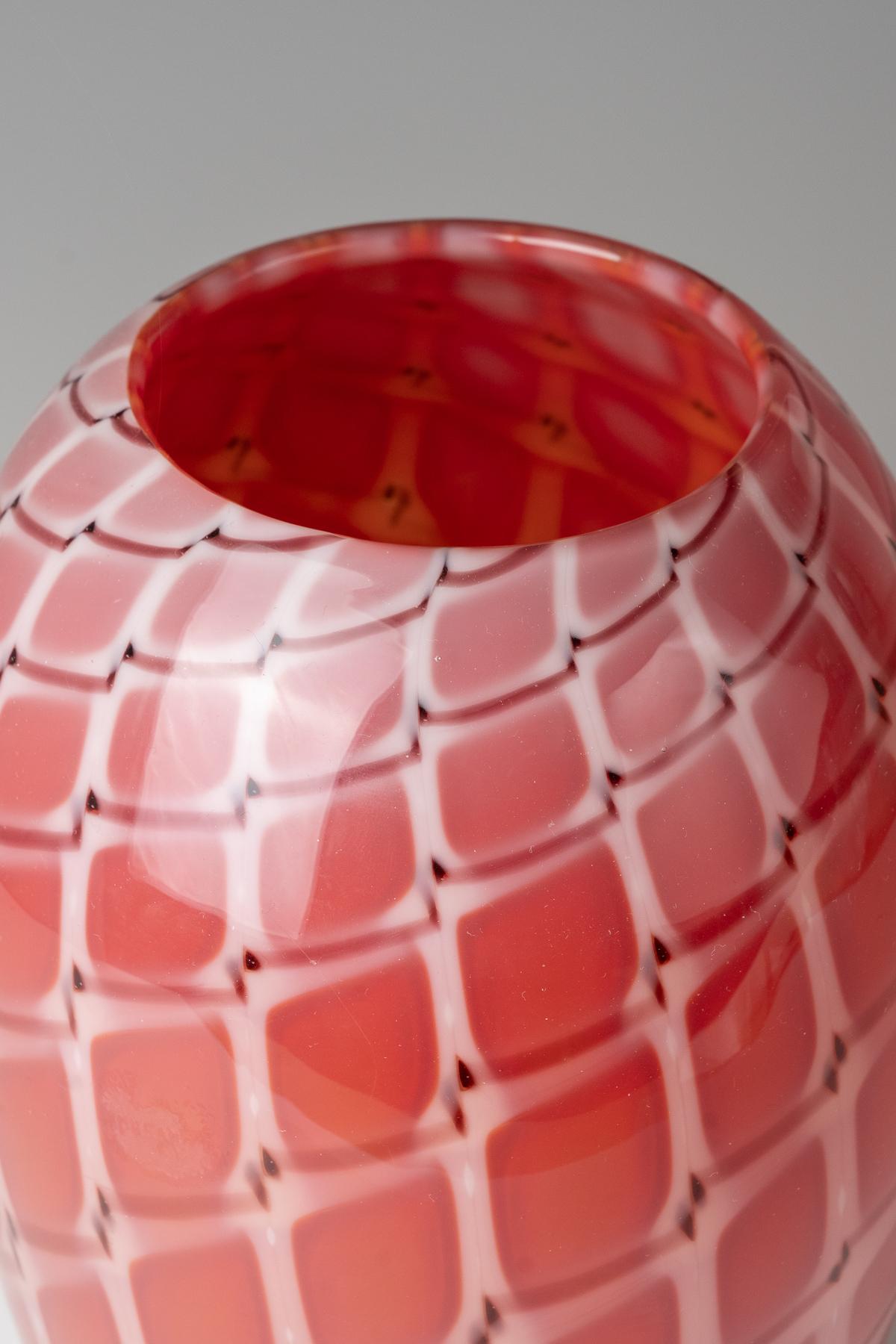 Metà XX secolo Vaso ''A losanghe'' Archimede Seguso, Murano, 1952 ca. in vendita