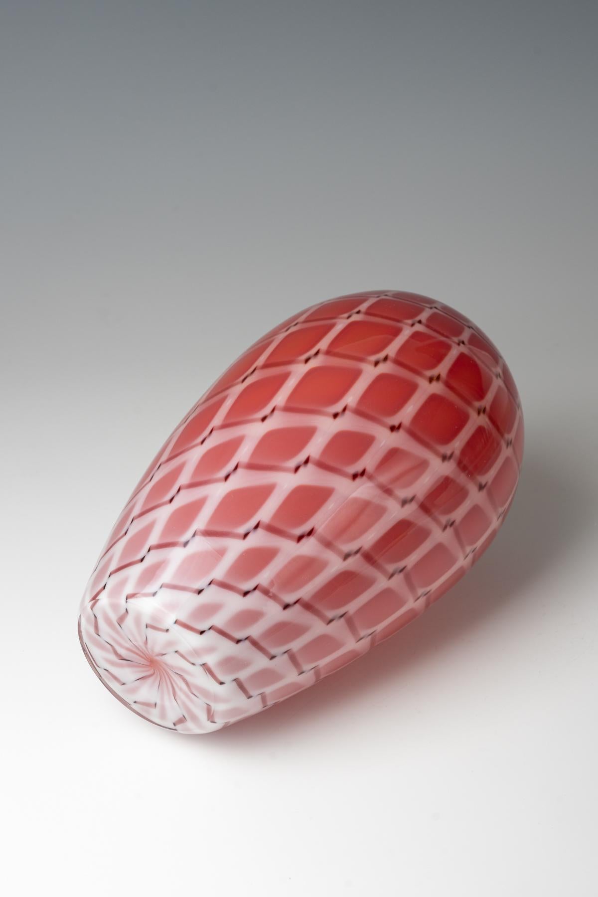 Vaso ''A losanghe'' Archimede Seguso, Murano, 1952 ca. in vendita 1