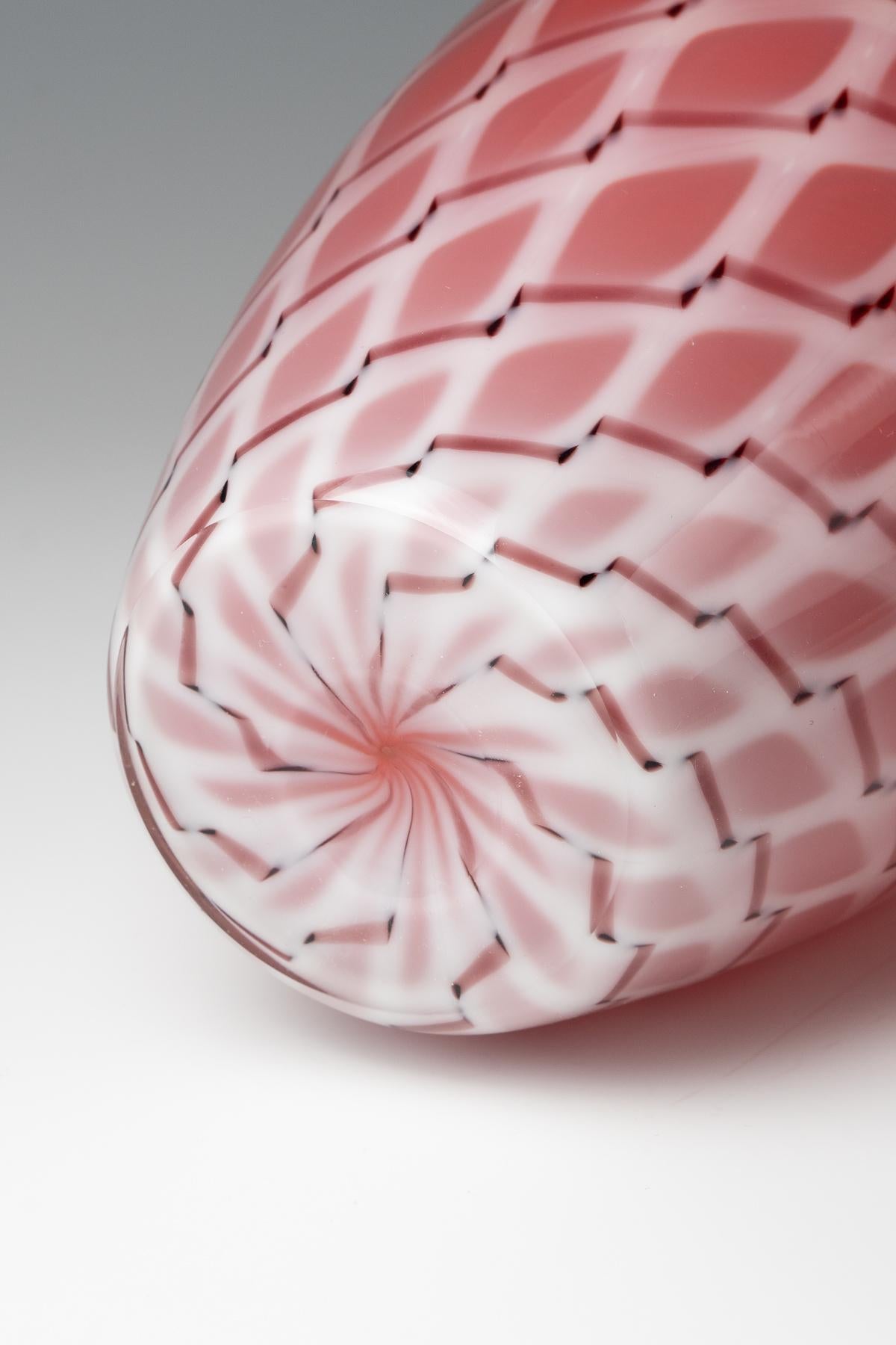 Vaso ''A losanghe'' Archimede Seguso, Murano, 1952 ca. in vendita 2