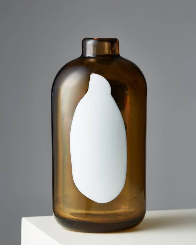 Italian Vase A Macchie Designed by Fulvio Bianconi for Venini, Italy, 1950s