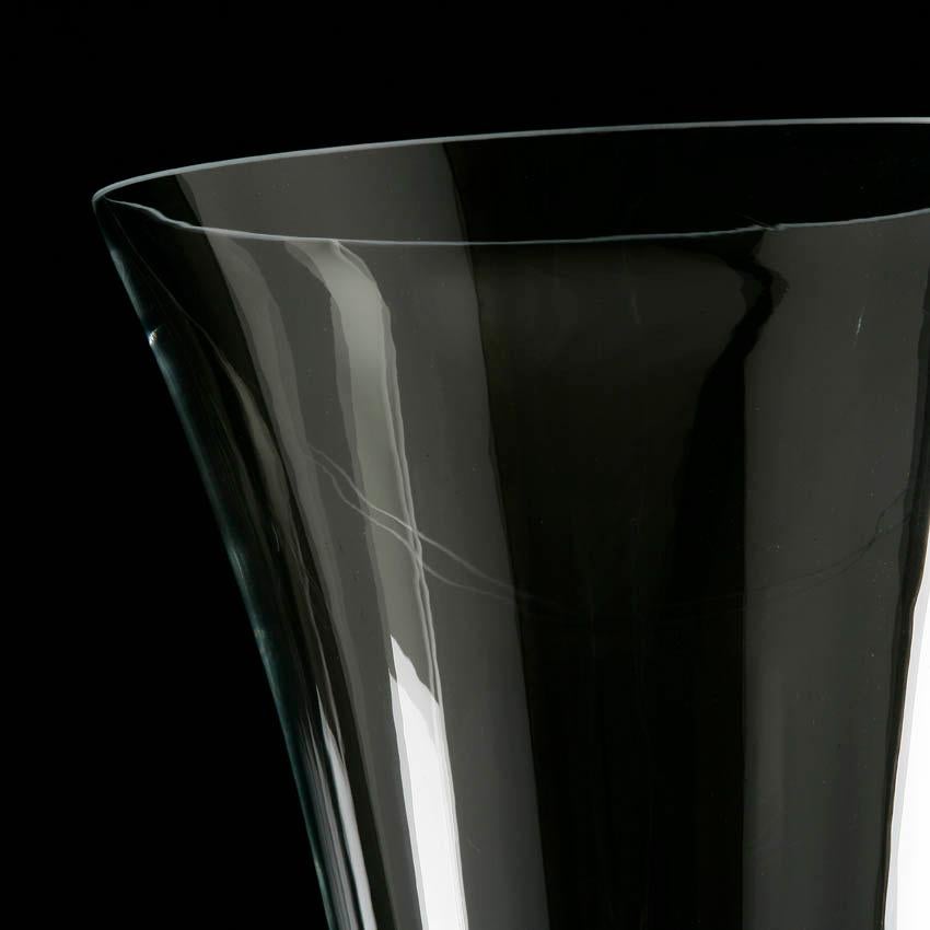 Vase Annalisa, klare Farbe, in Glas, Italien (Moderne) im Angebot