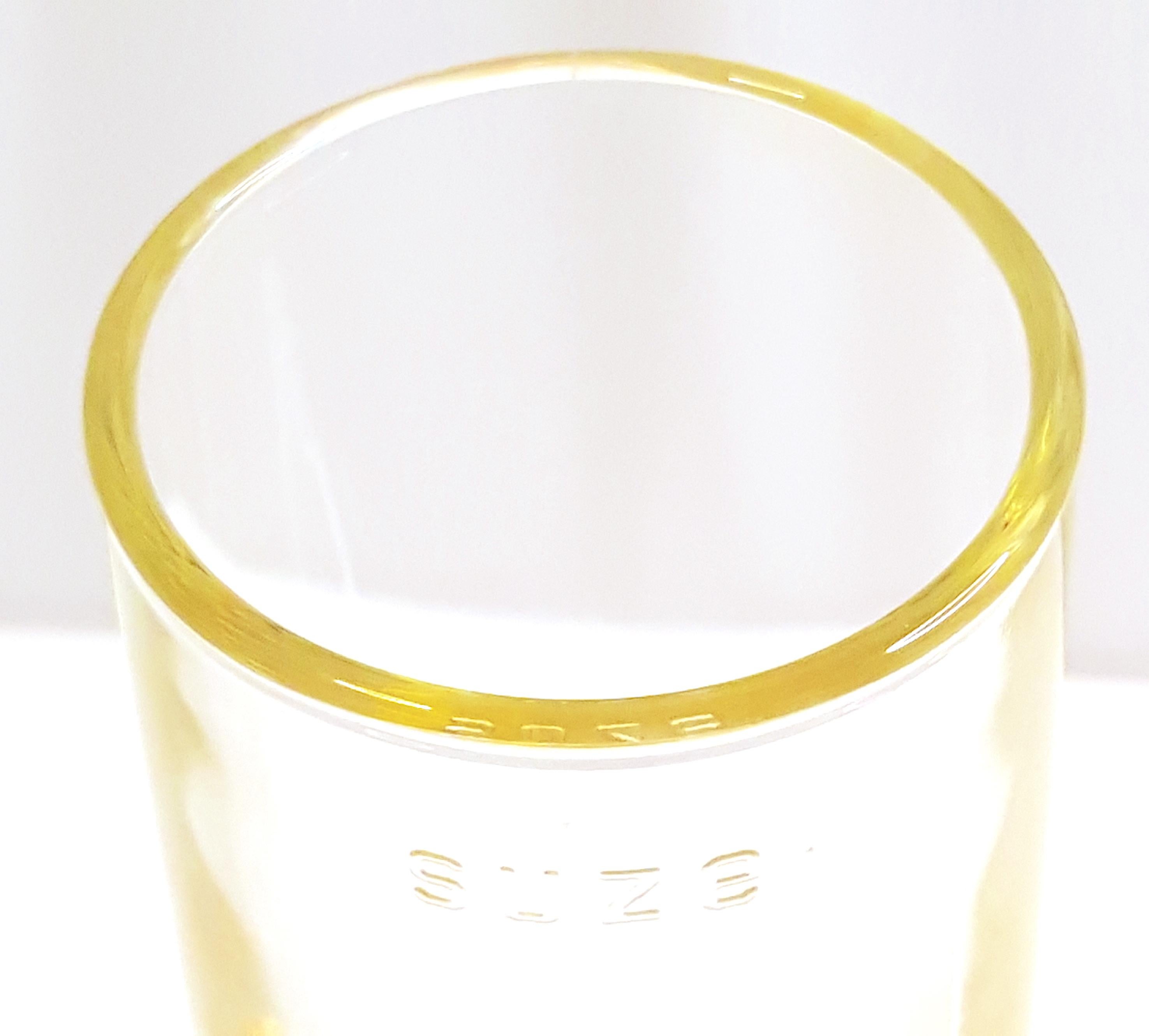Vase in limitierter Auflage, AperitifGlas, JeanNouvel 2002, signiert für French LiqueurSuze für Damen oder Herren im Angebot