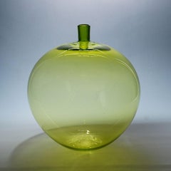 Vase Apple Designed by Ingeborg Lundin for Orrefors Sweden, 1955