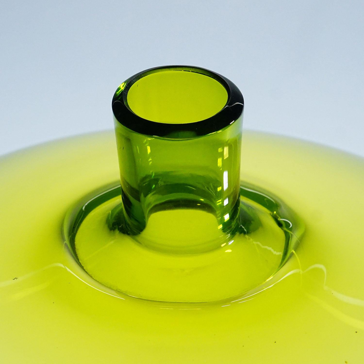 Svedese Vaso Apple disegnato da Ingeborg Lundin per Orrefors Svezia, 1955 in vendita