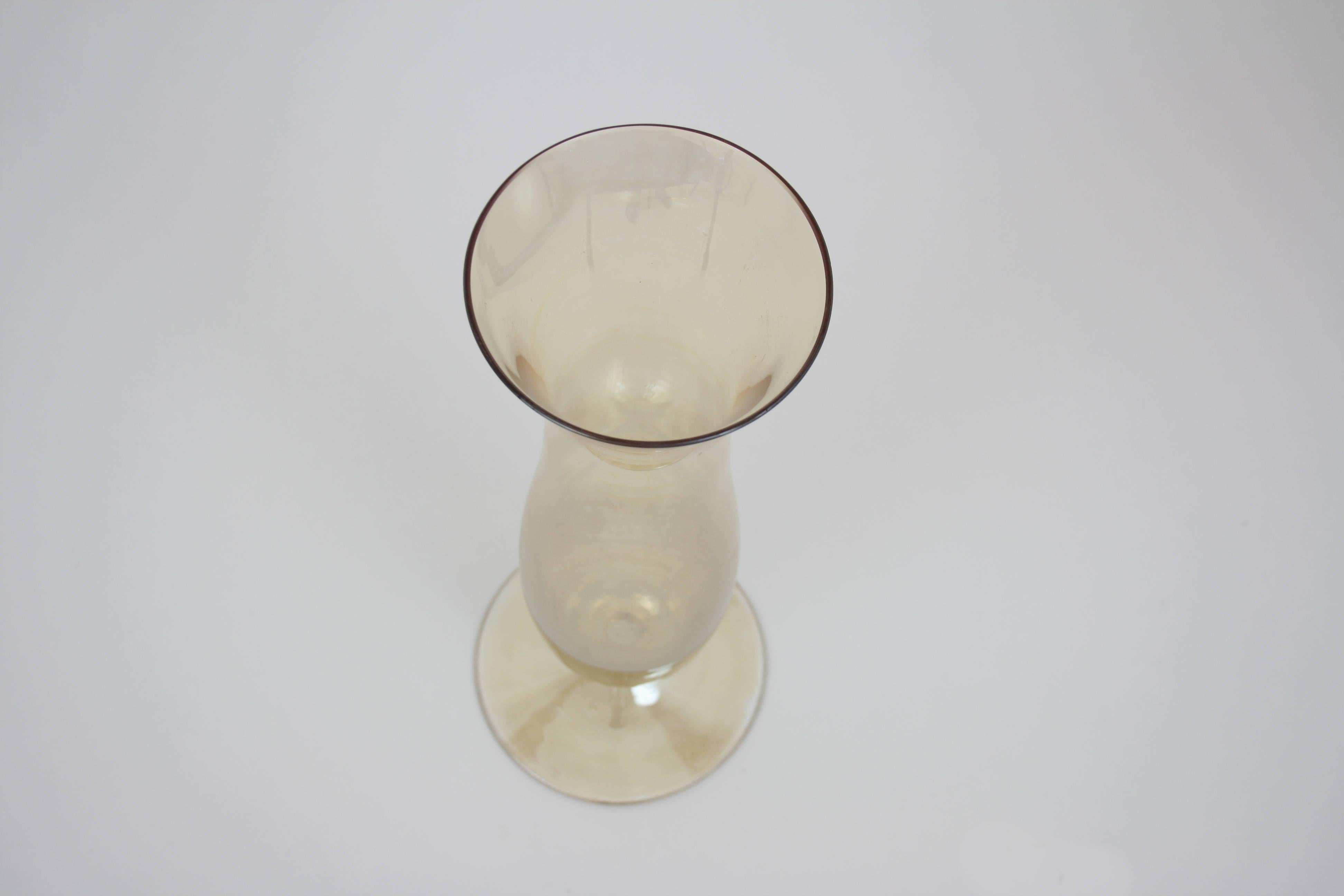 Mid-Century Modern Vase Attributed to Lobmeyr, Vienna For Sale