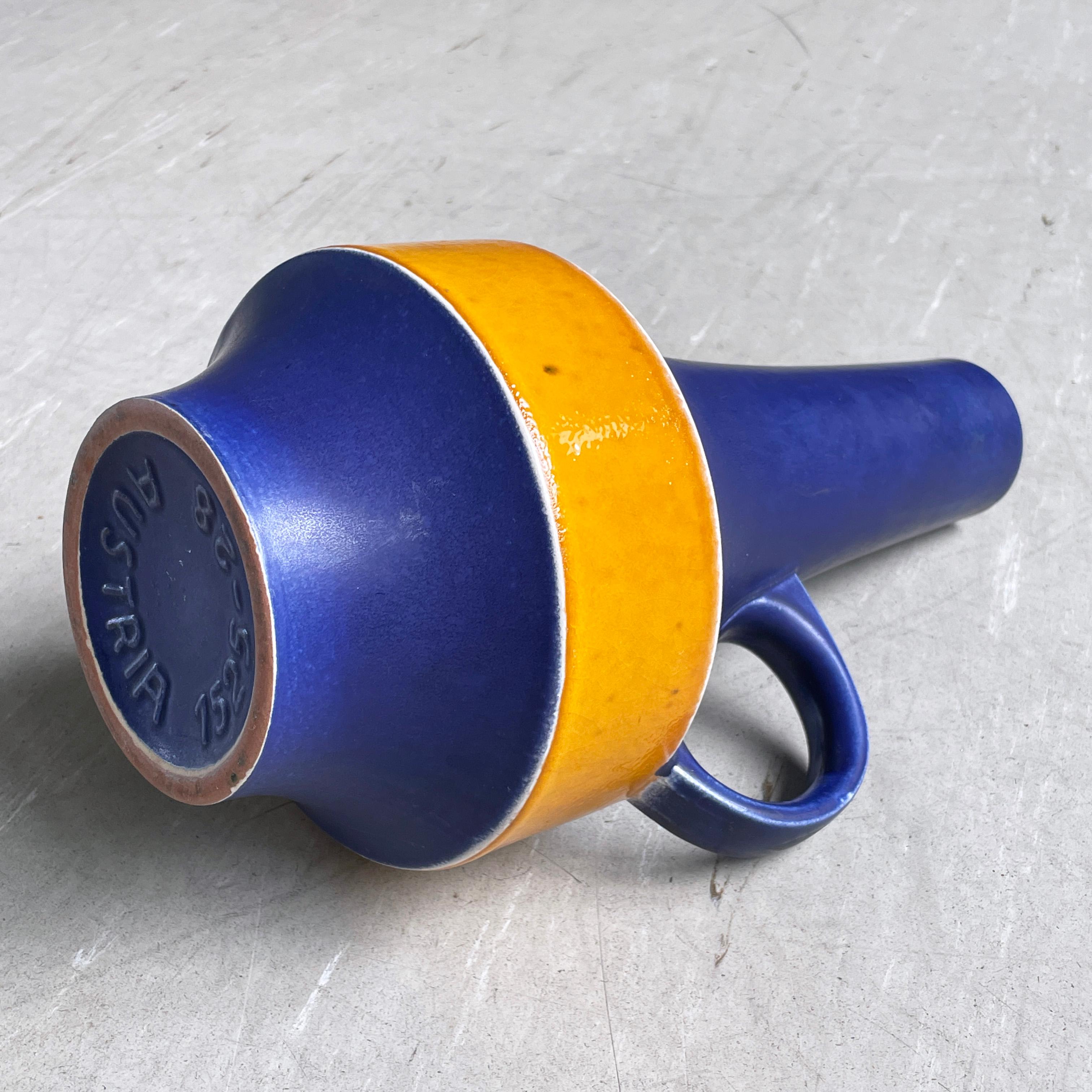 Tedesco Vaso blau/gelb in vendita