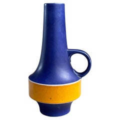 Vase blau/gelb