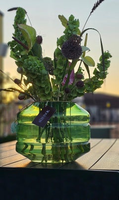 Modern Minimalist Orb Blown-Glass Transparent Vase - Home Decor