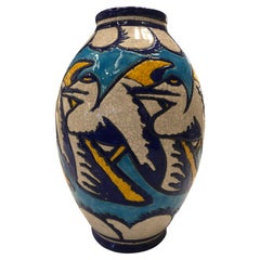 Art Deco Vase Boch Keramis de Charles Catteau