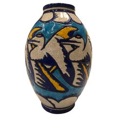 Vase Art Déco Boch Keramis de Charles Catteau