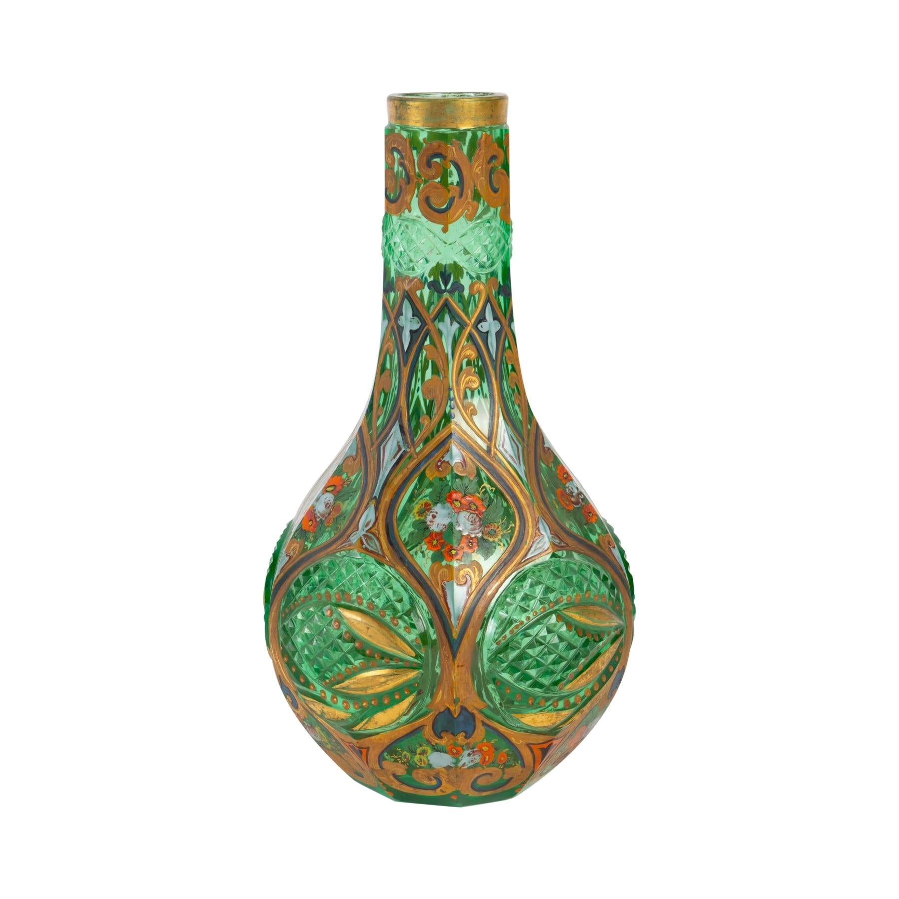 Vase, Bohemia, 19th Century, Napoleon III Period