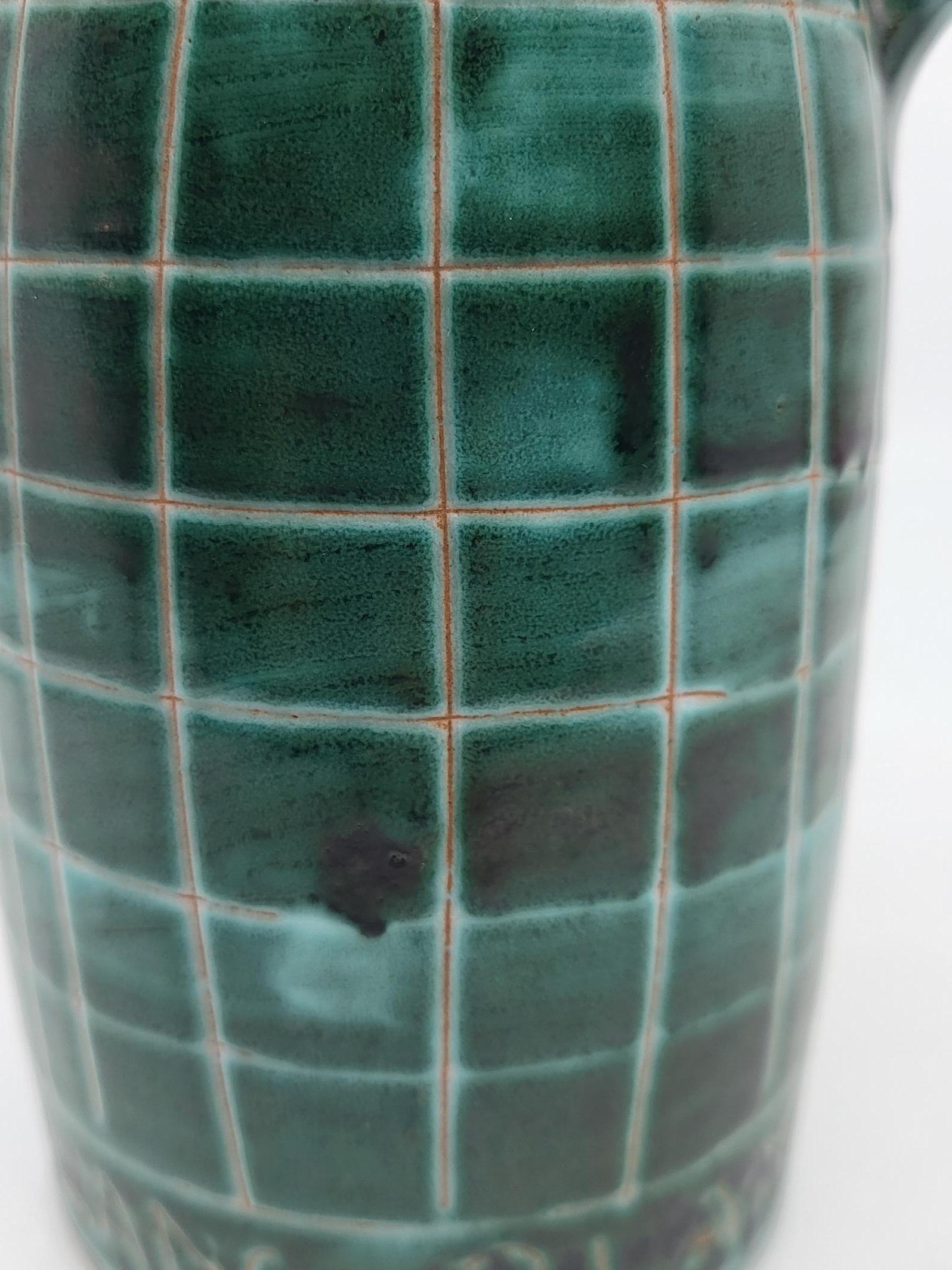 Bouteille Robert Picault en céramique Francaise Vallauris Côte-d'Azur 1950 Bon état - En vente à London, England