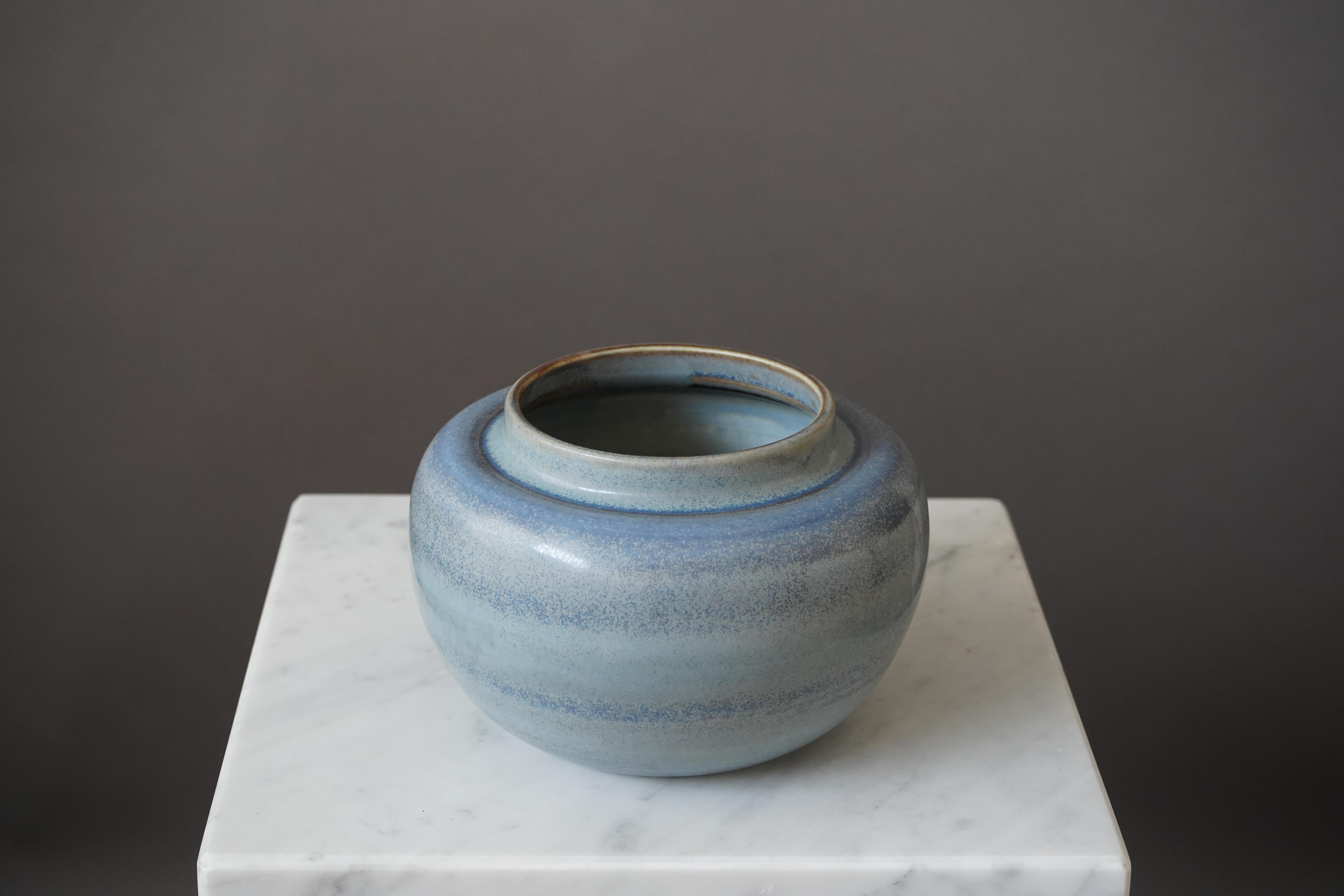 Scandinavian Modern Vase / Bowl by Gertrud Lönegren, Rörstrand, Sweden, 1930s For Sale