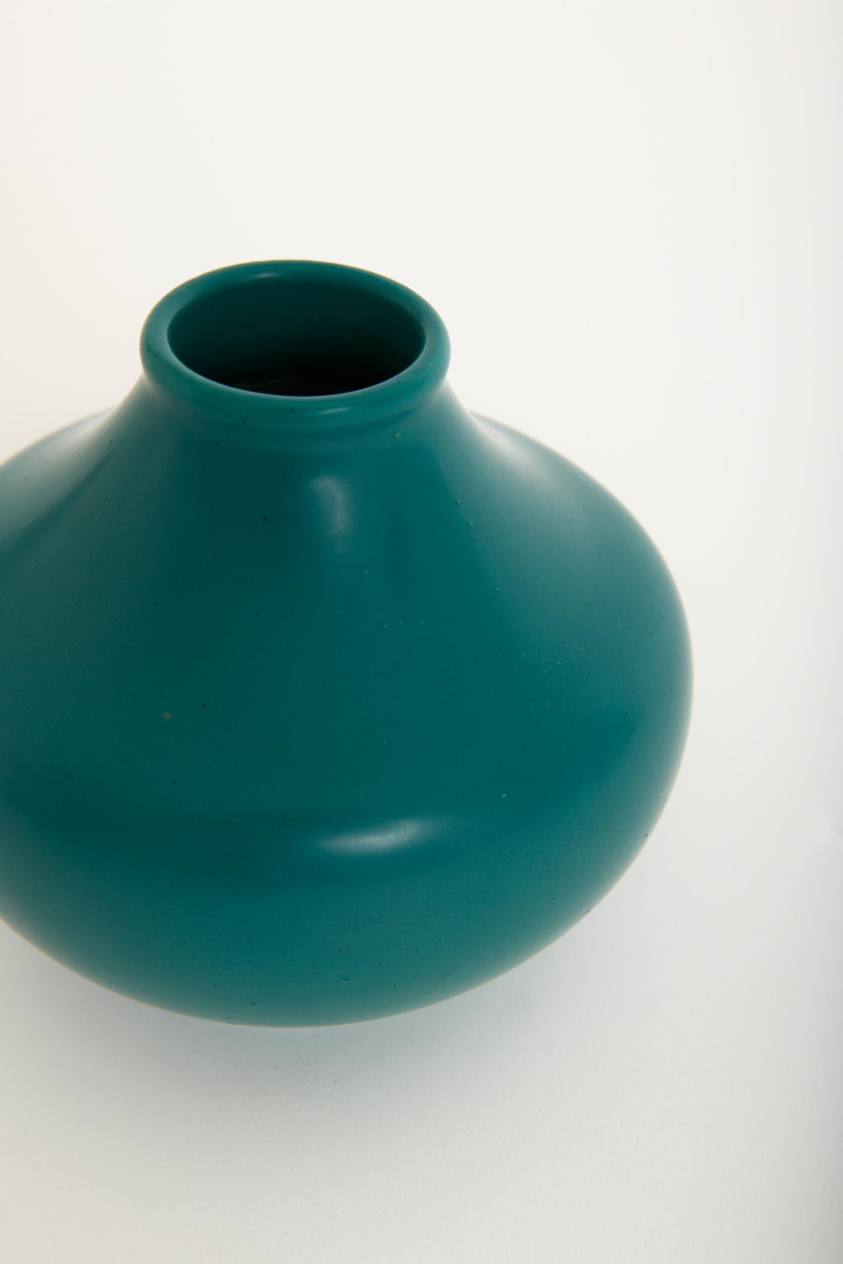 A green vase by Aluminia.
Stamped.
Denmark, Circa 1935-1940.
