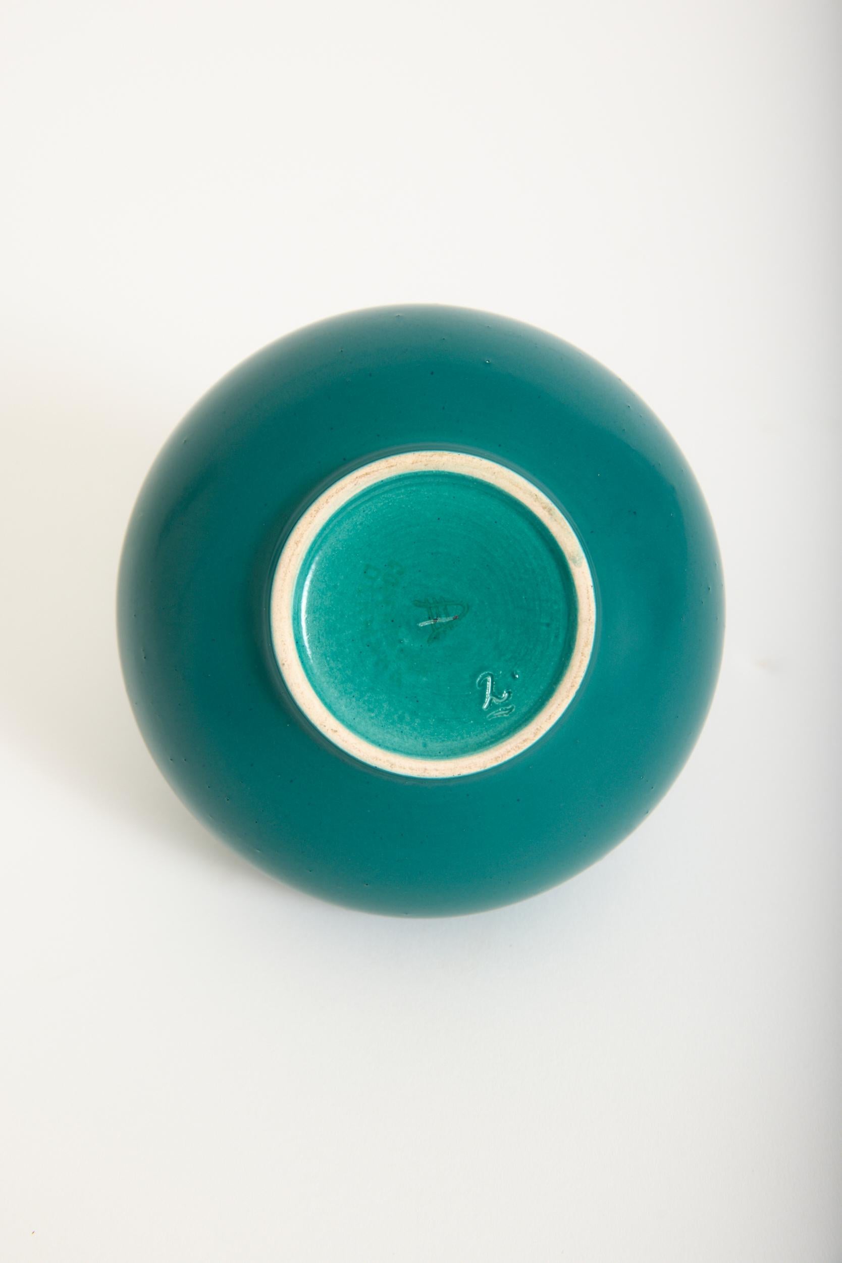 Vase by Aluminia In Good Condition For Sale In London, GB
