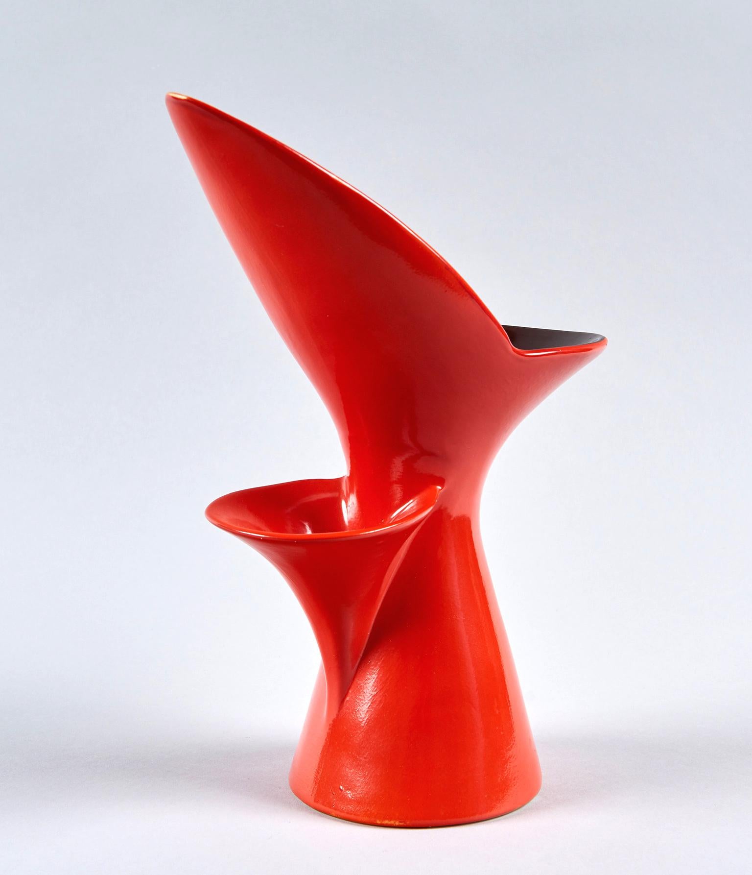 Italian Vase by Antonia Campi For Sale