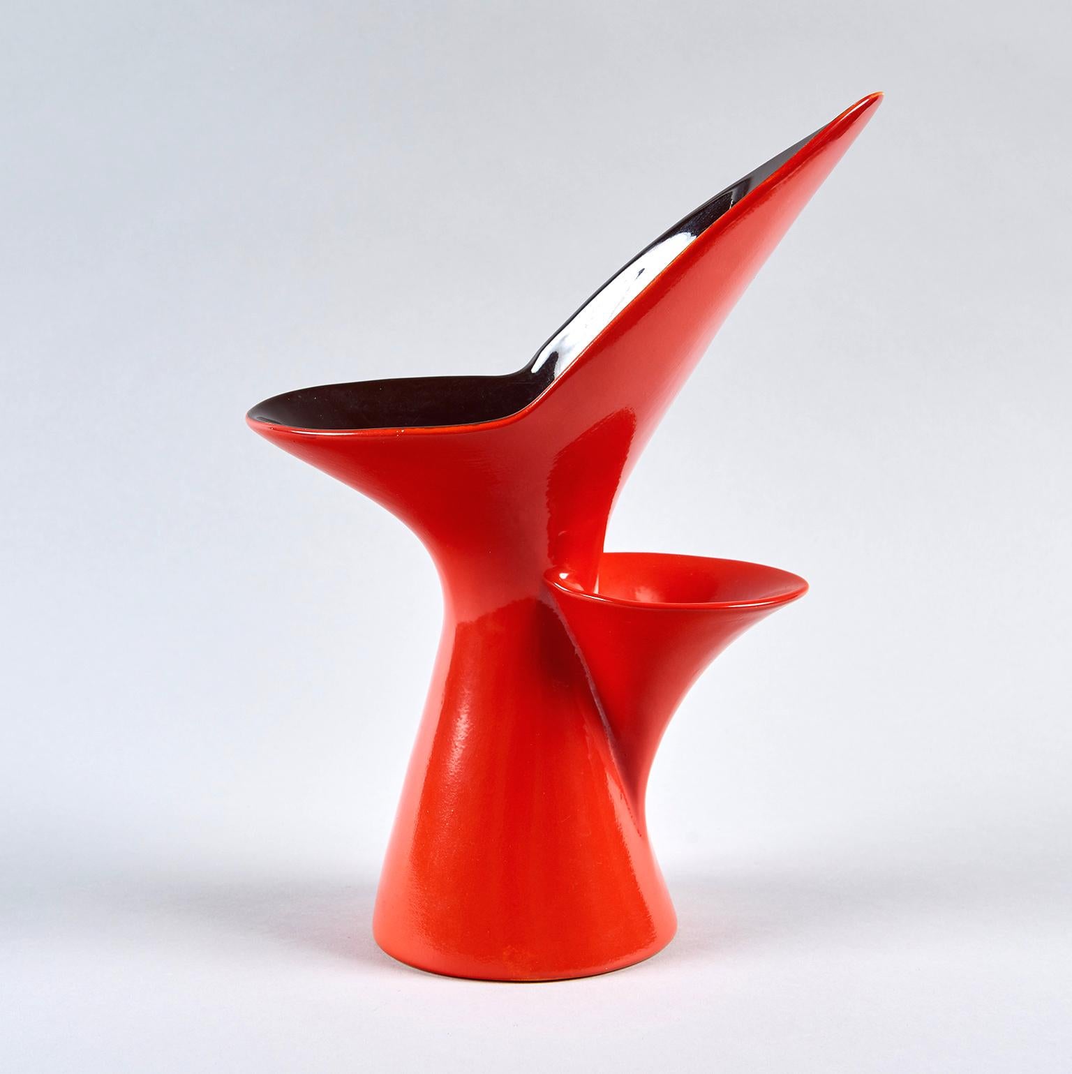 Glazed Vase by Antonia Campi For Sale