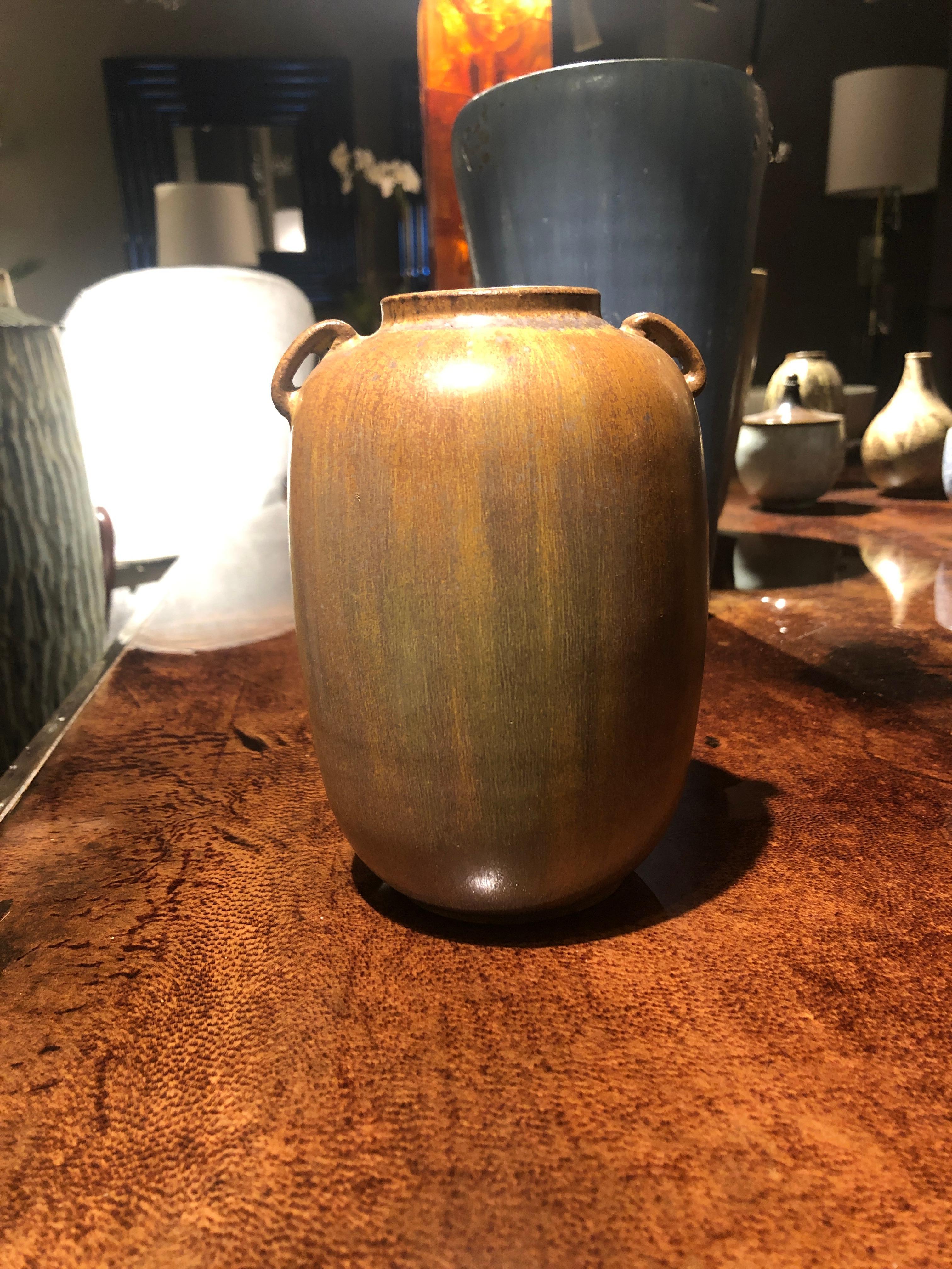 Mid-Century Modern Vase by Arne Bang, Denmark, 1950s For Sale