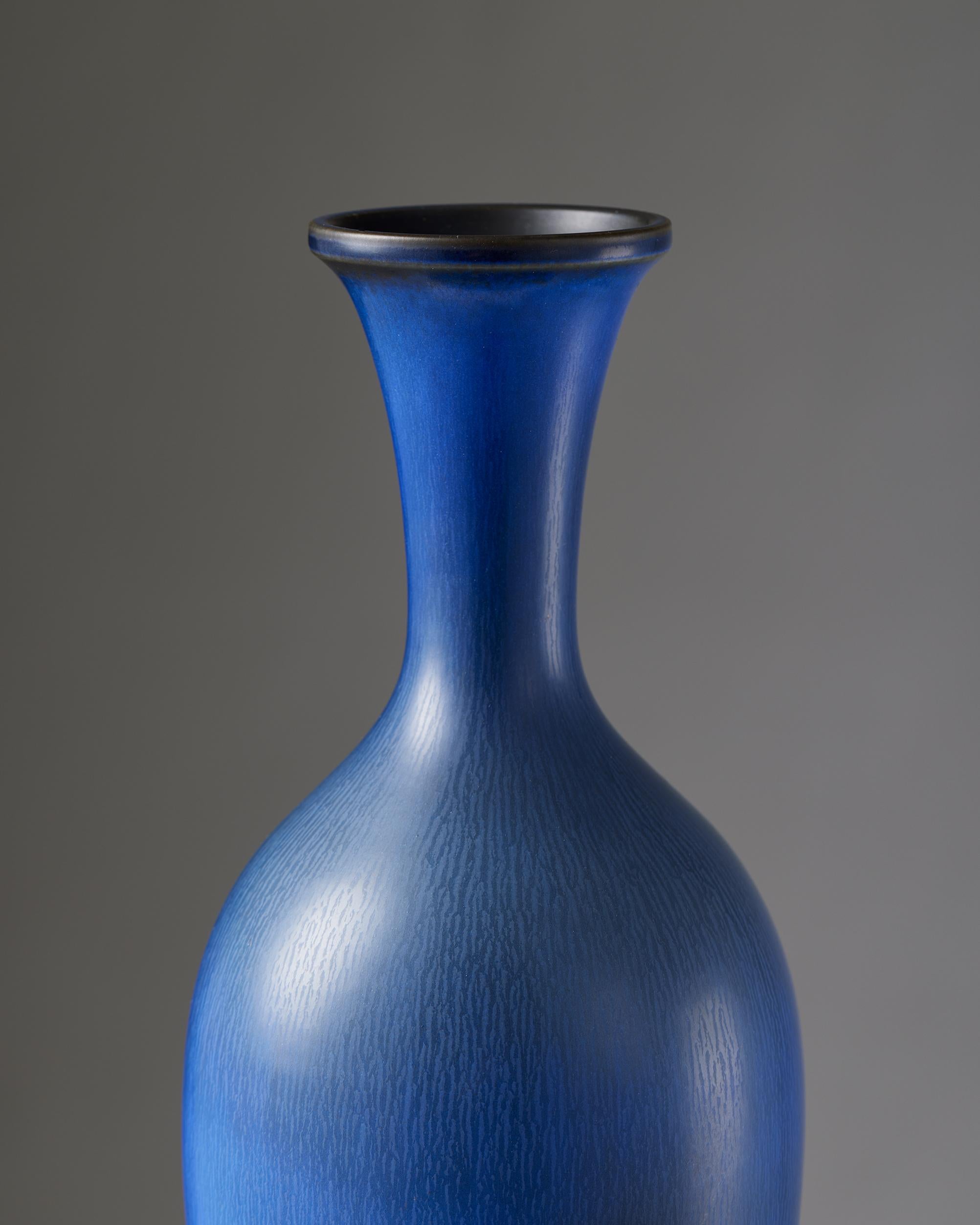 Swedish Vase by Berndt Friberg for Gustavsberg, Sweden, 1956 For Sale