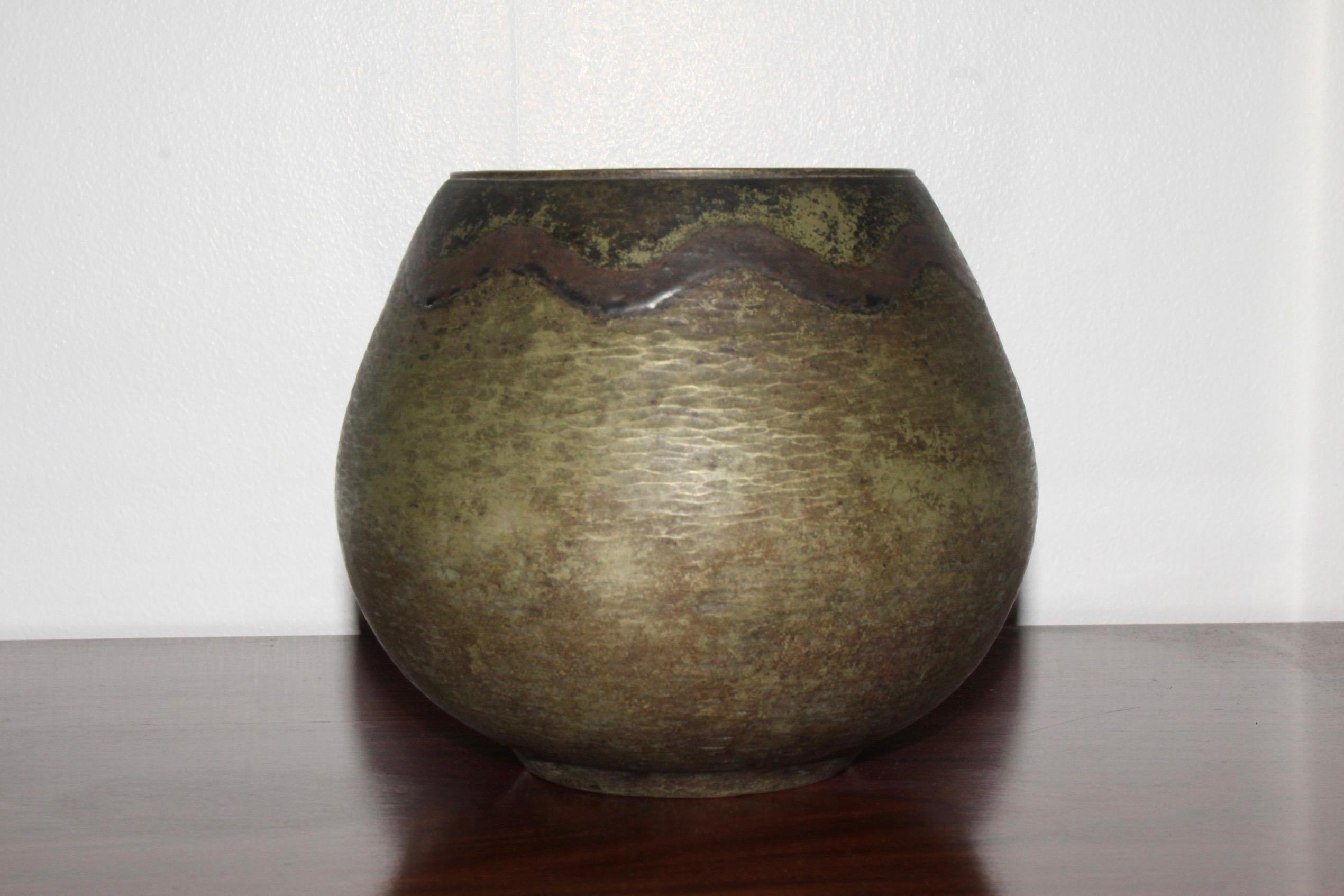 Vase by Claudius Linossier, circa 1930.