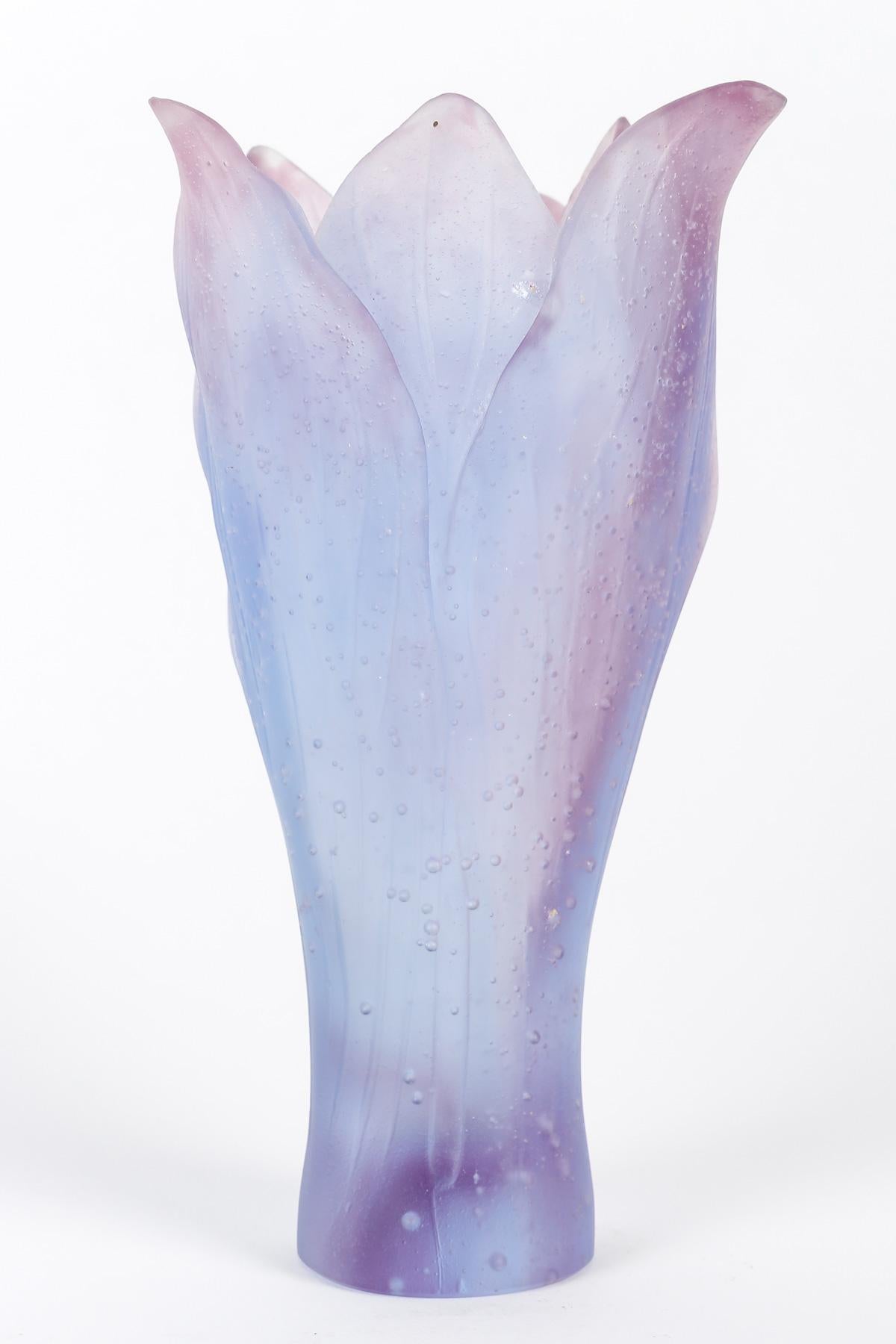 French Vase by Daum, France,  XXIst Century. For Sale