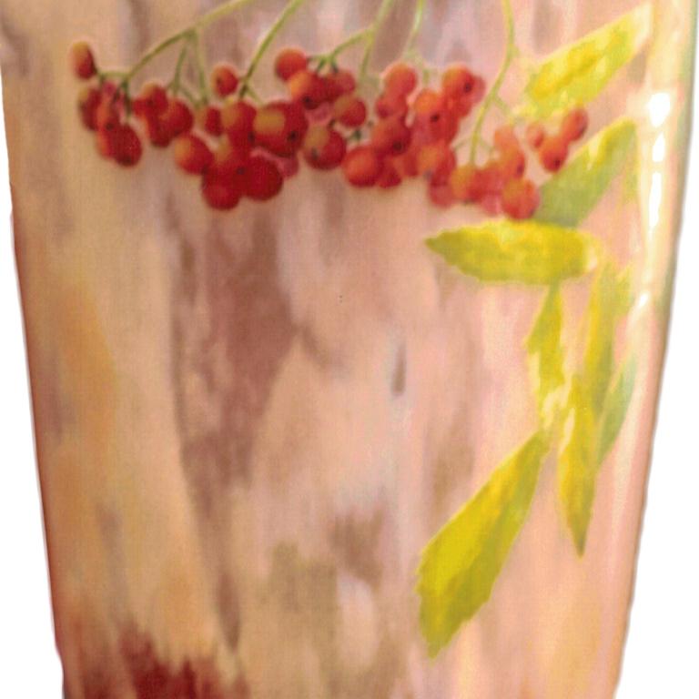 Vase von Daum Nancy (Radiert) im Angebot