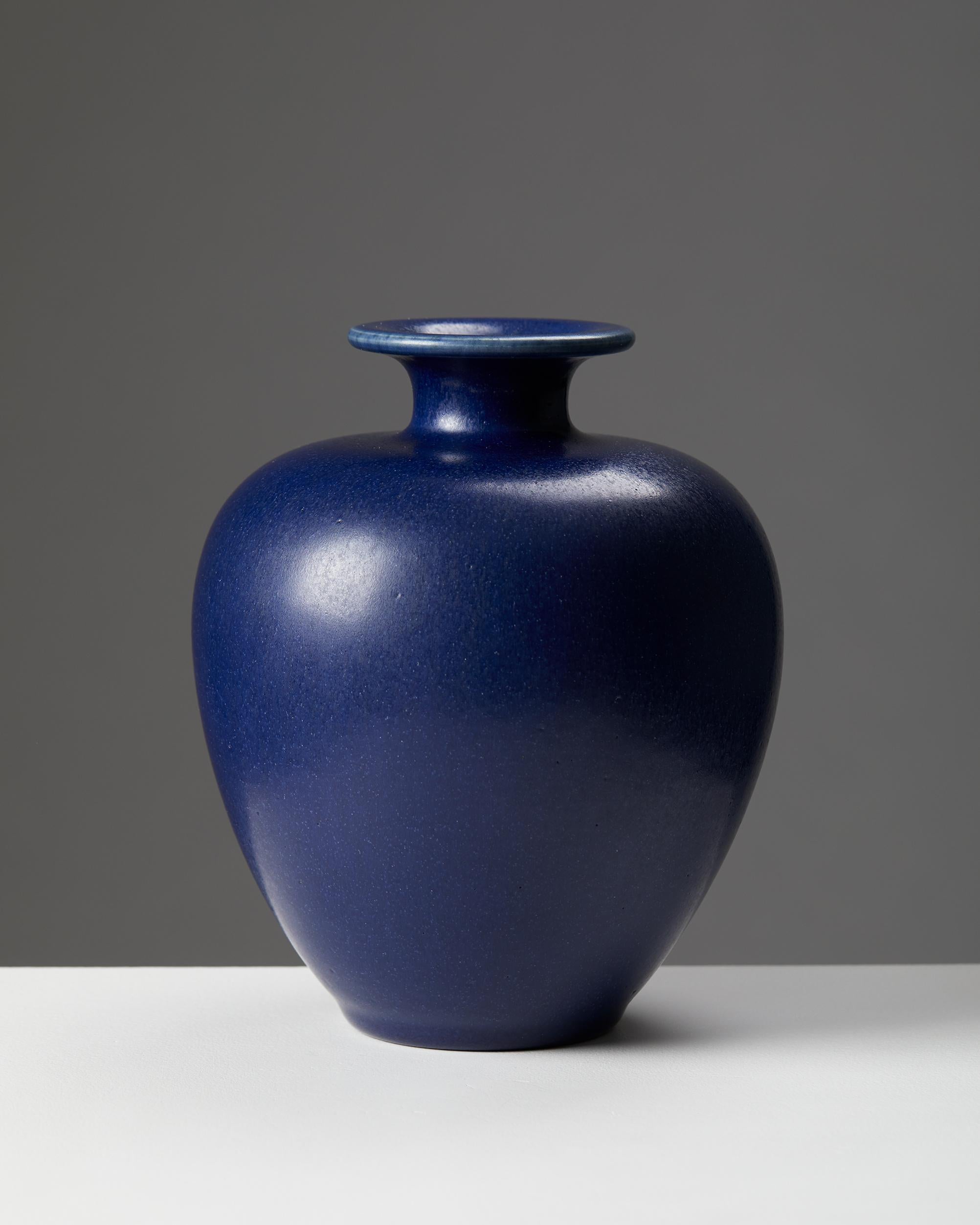 Mid-Century Modern Vase d'Erich et Ingrid Triller, Suède, années 1950 en vente