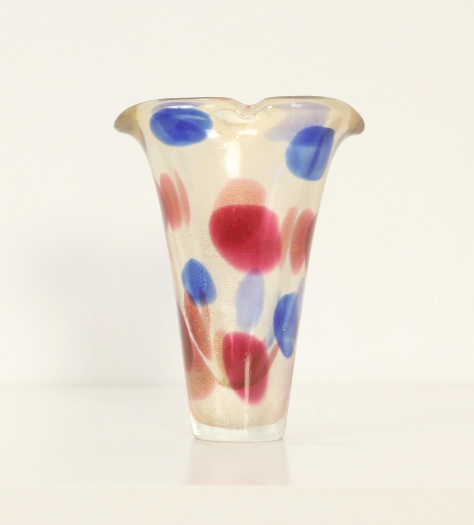Italian Vase by Fratelli Toso, Italy, 1950's For Sale