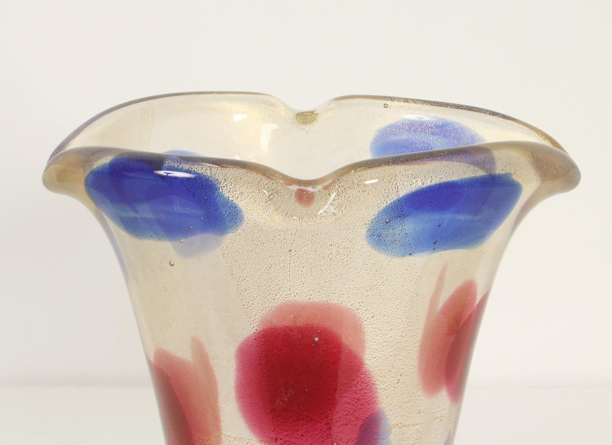 Mid-20th Century Vase by Fratelli Toso, Italy, 1950's For Sale