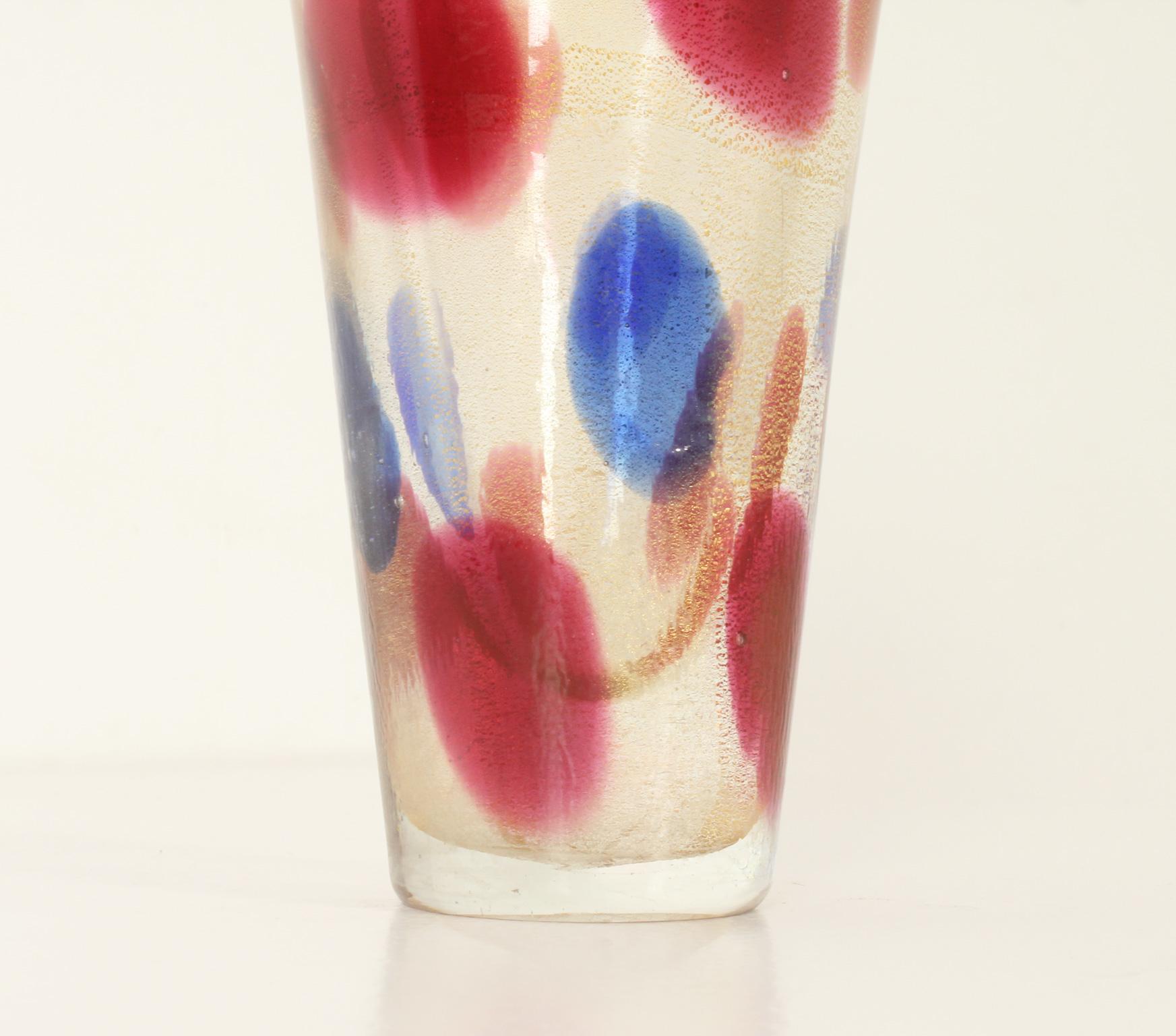 Vase by Fratelli Toso, Italy, 1950's For Sale 1