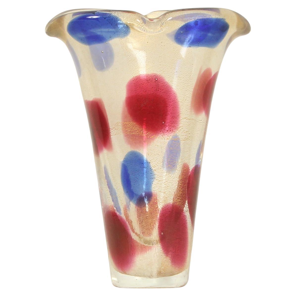 Vase by Fratelli Toso, Italy, 1950's For Sale