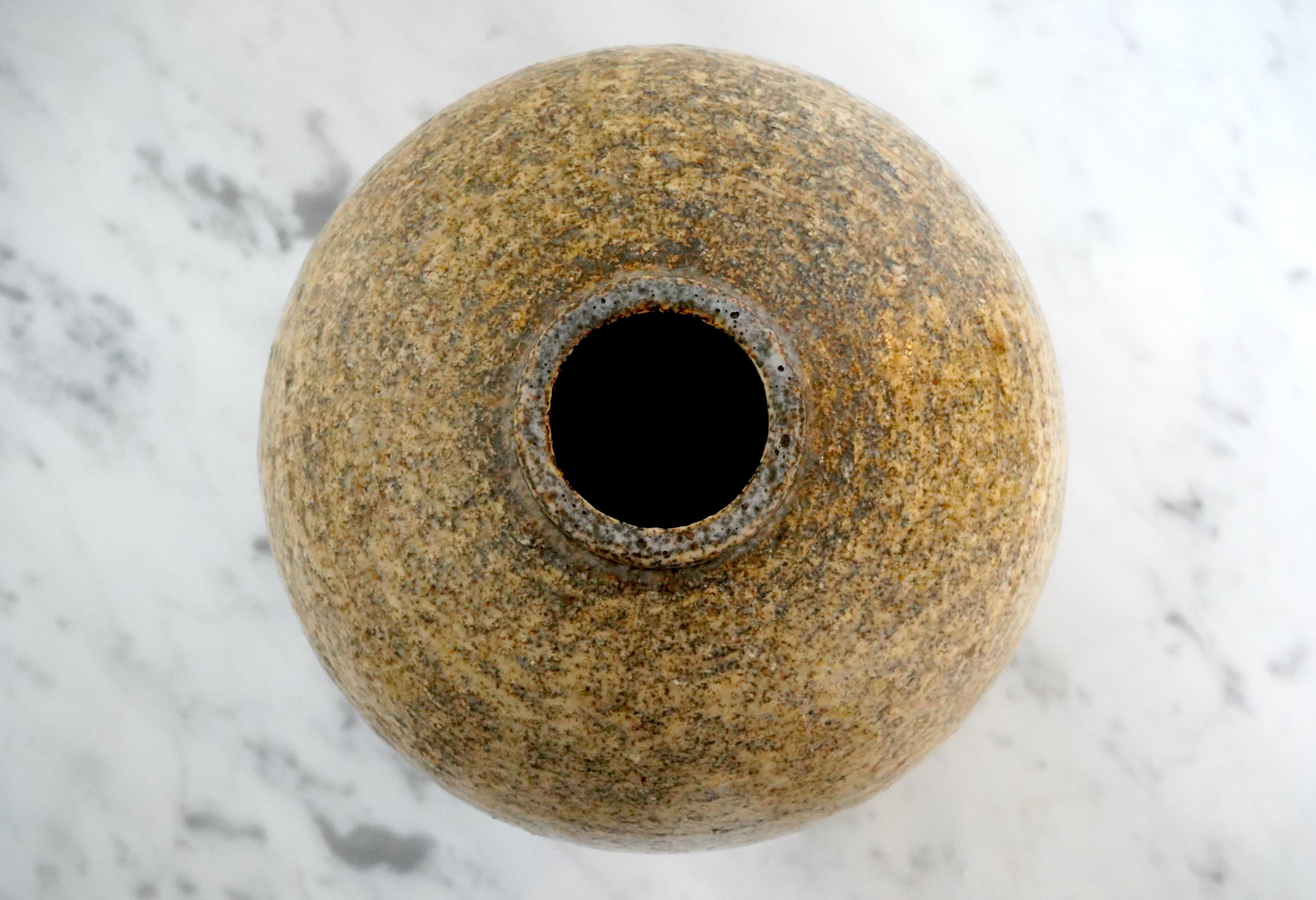 Turned Vase by Gertrud Lönegren, Rörstrand, Sweden, 1930s For Sale