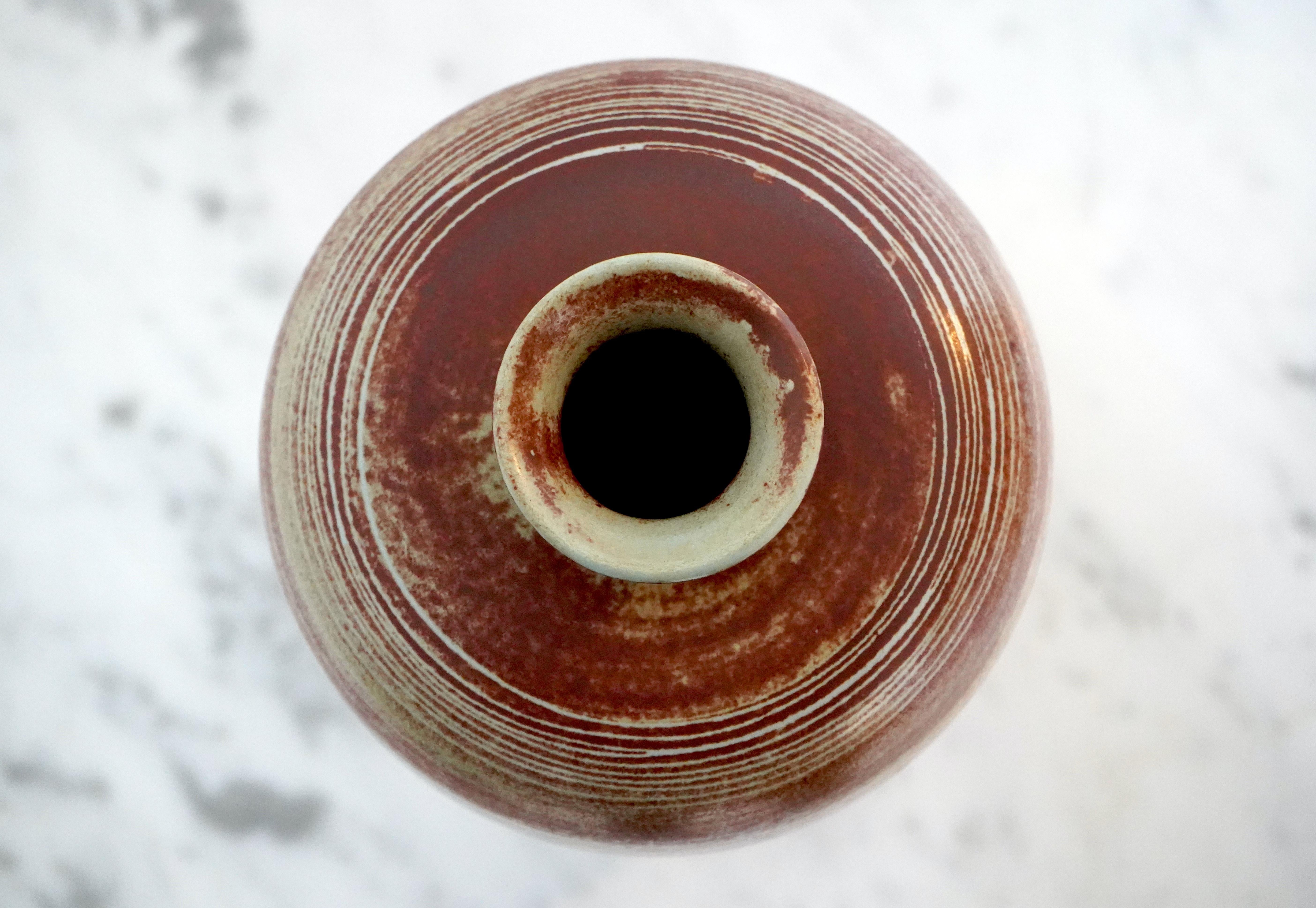 Ceramic Vase by Gertrud Lönegren, Rörstrand, Sweden, 1930s For Sale