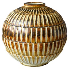 Vase by Gertrud Lönegren, Rörstrand, Sweden, 1930s