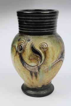 Vase by Guerin Ceramic 1950's Art Deco France