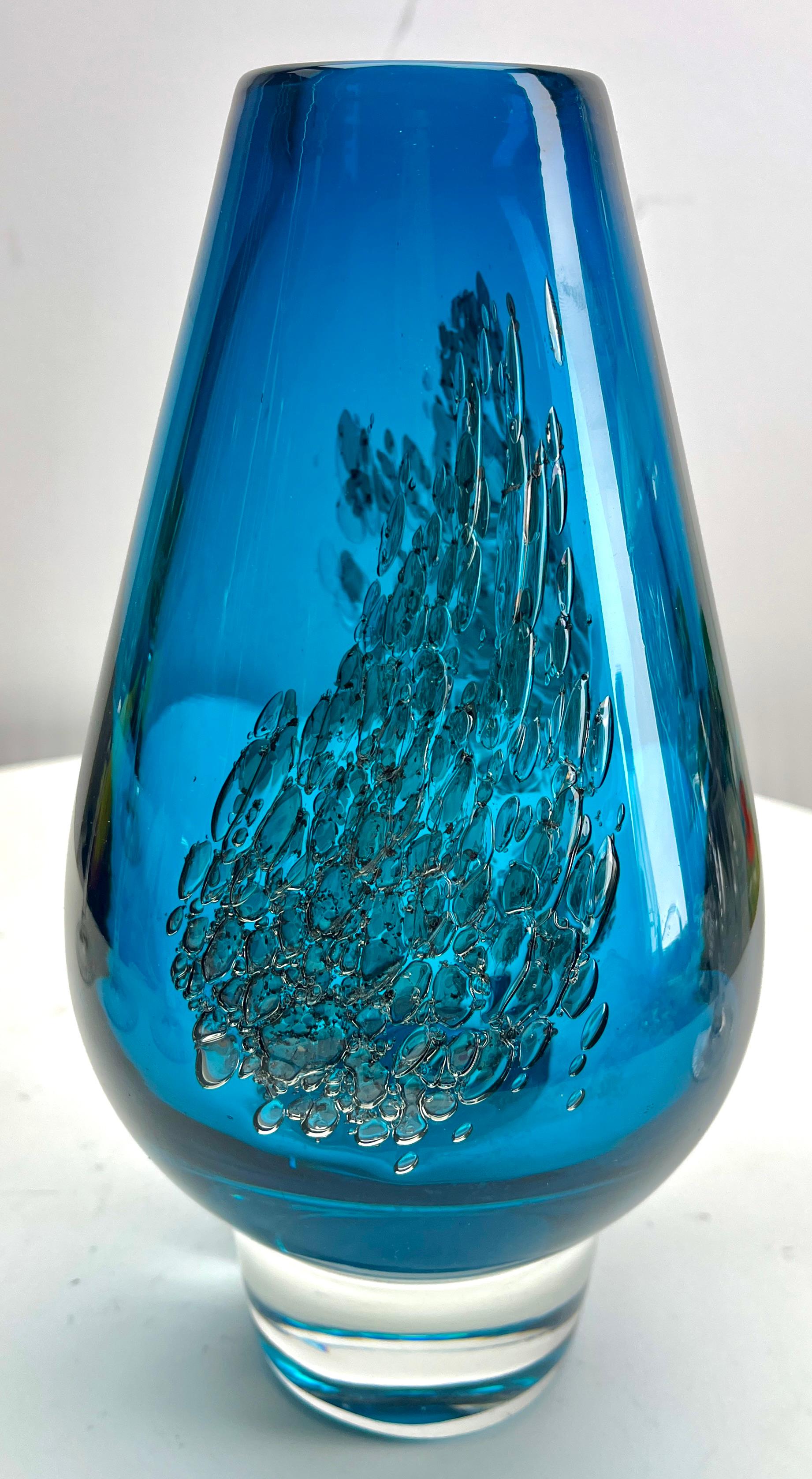 Tedesco Vaso di Heinrich Löffelhardt per Schott Zwiesel, anni '50 in vendita
