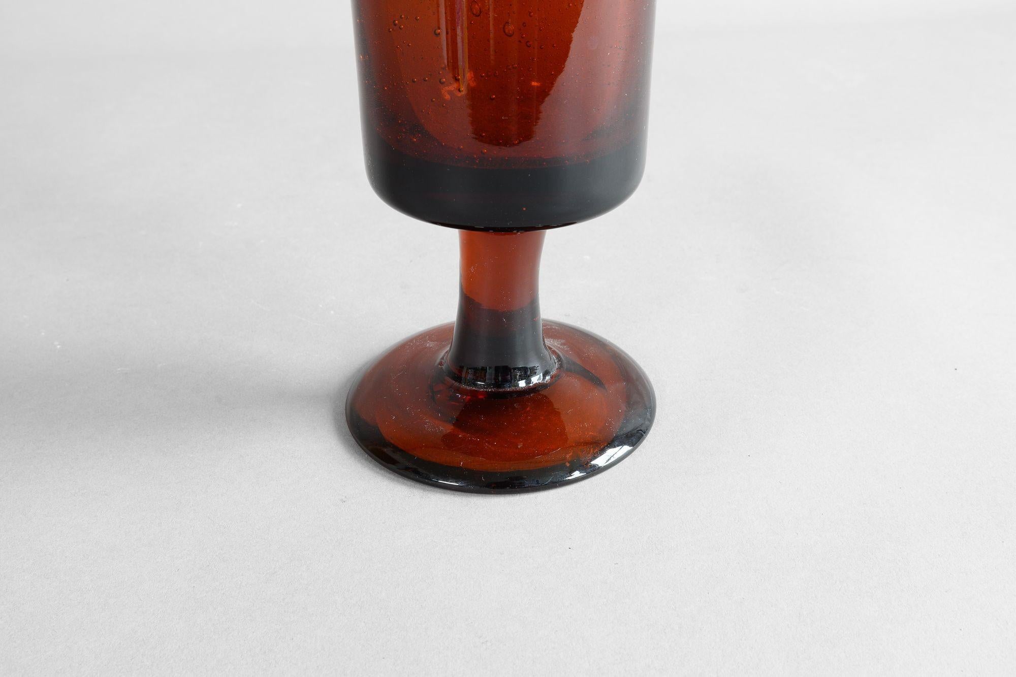 Vase von Imeilus Erik Höglandi für Costa Boda (Mitte des 20. Jahrhunderts) im Angebot