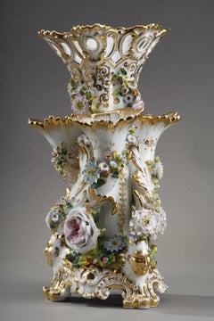 Vase by Jacob Petit in Polychrome Porcelain