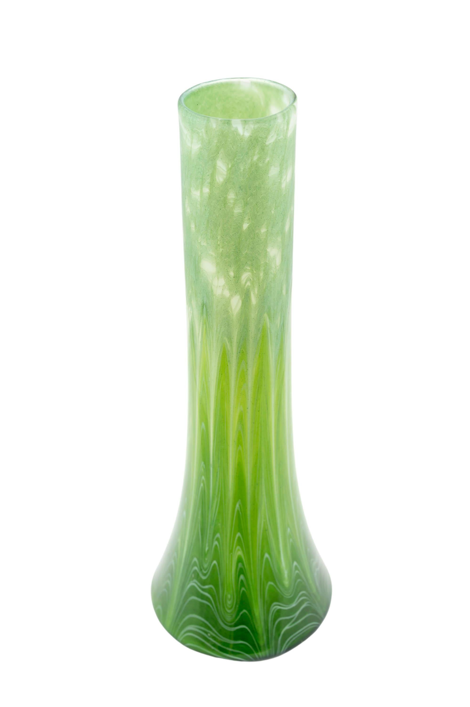 Jugendstil Vase Johann Loetz Witwe Titania Genre ca. 1907 For Sale