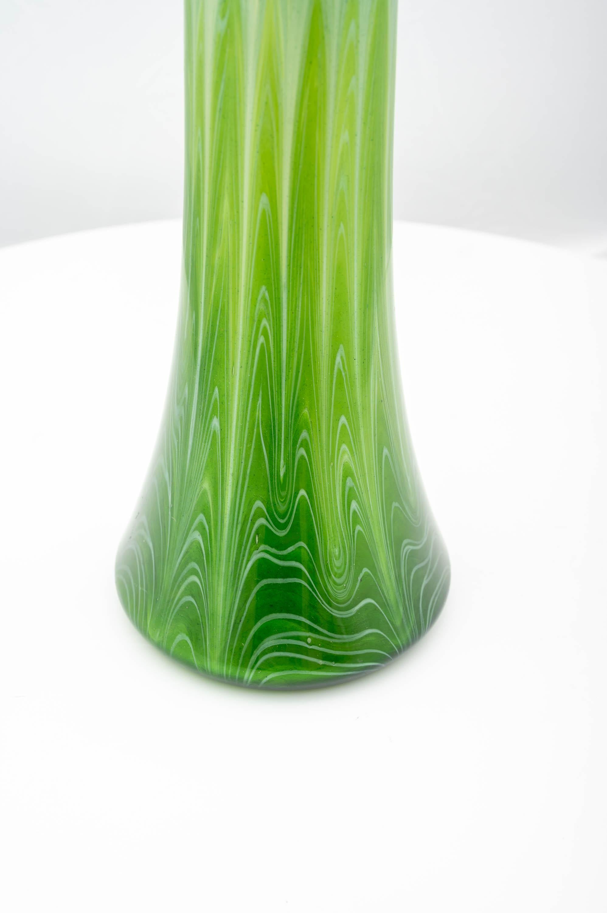 Austrian Vase Johann Loetz Witwe Titania Genre ca. 1907 For Sale