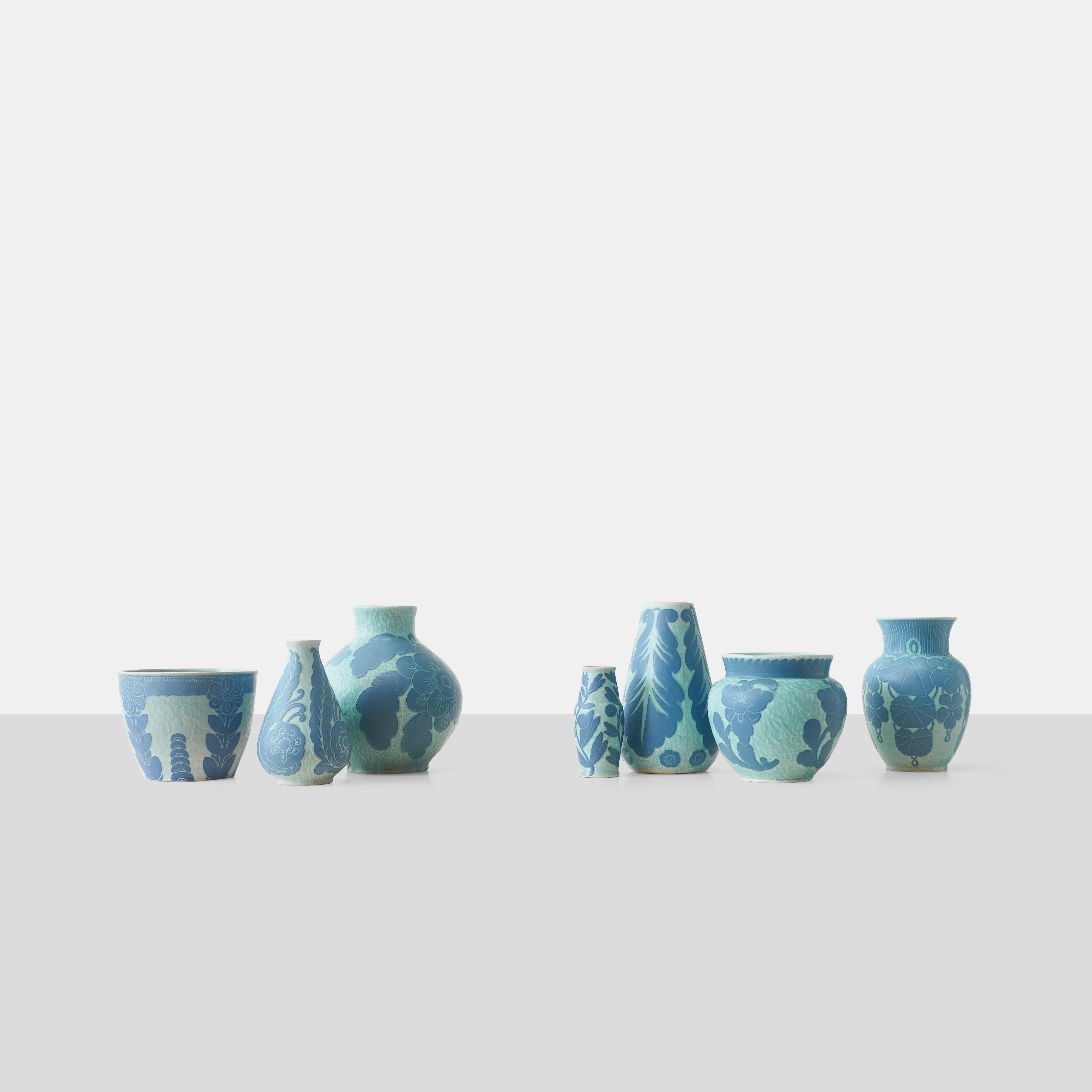 Swedish Vase by Josef Ekberg for Gustavsberg For Sale
