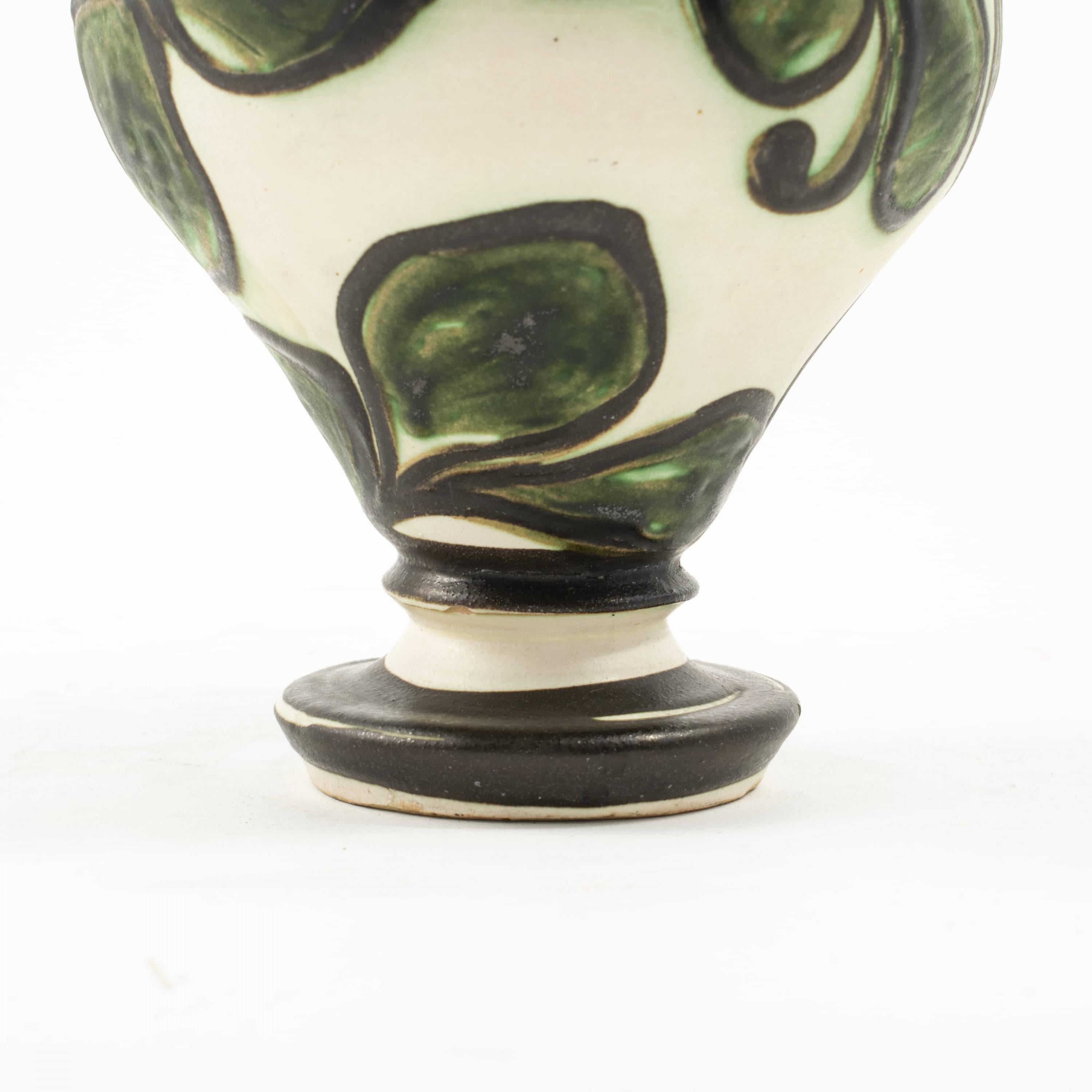 Glazed Vase by Kähler Ceramic, Polychrome Glaze