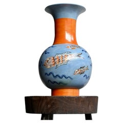 Vase By Kitty Rix Manufactured By The Wiener Werkstatte, 1929