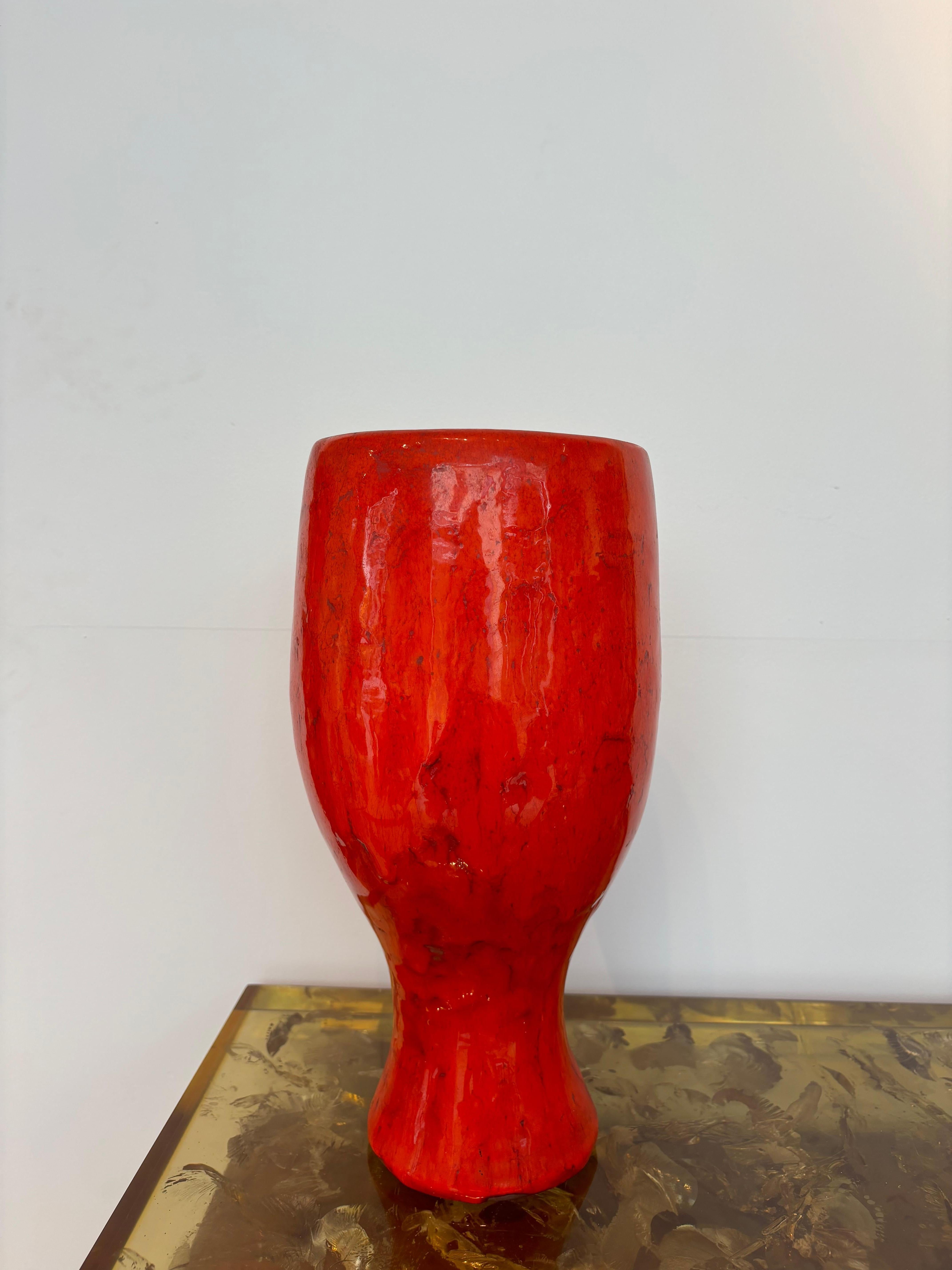 Français Vase par les frères Cloutier en vente