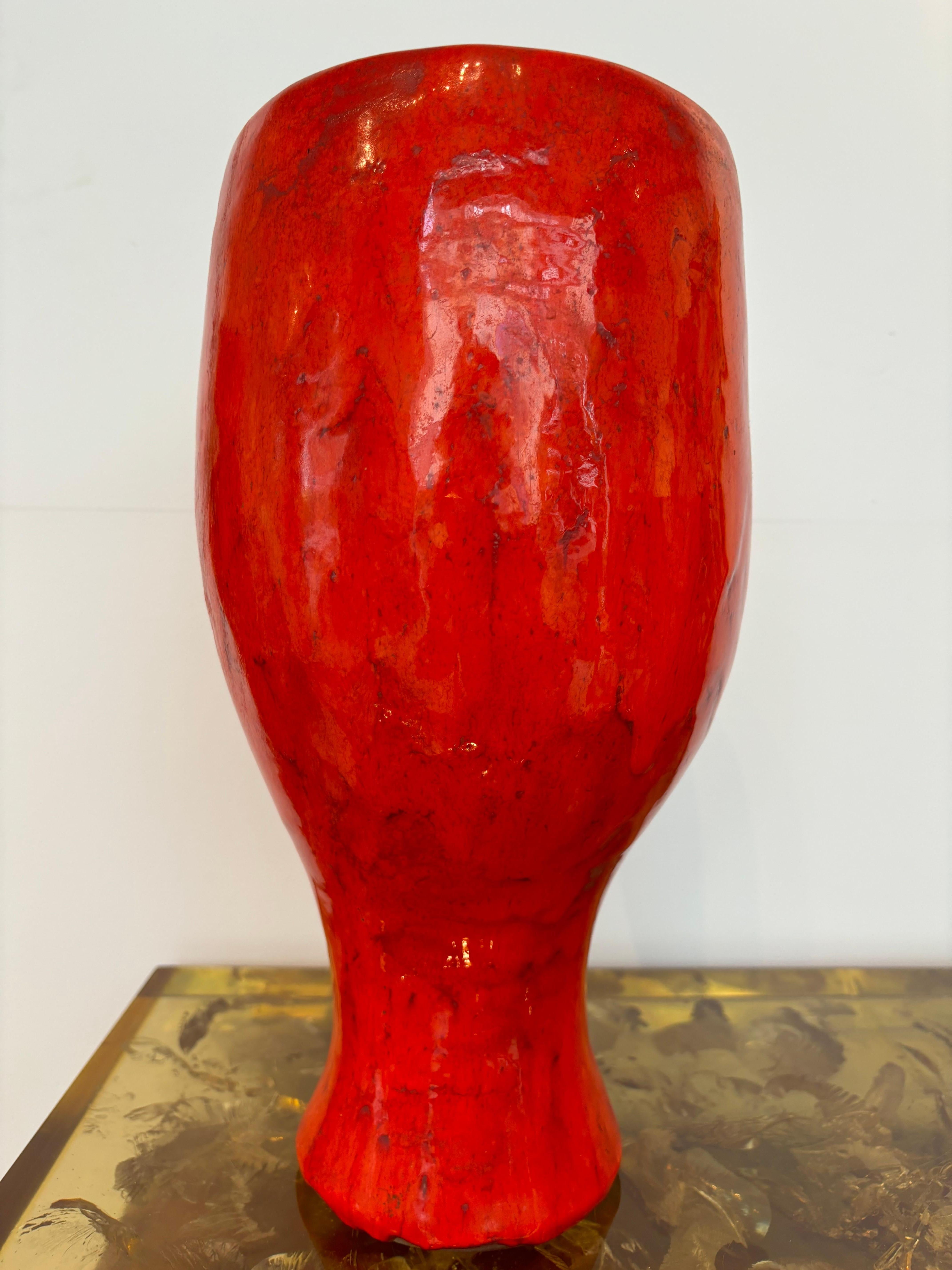 Céramique Vase par les frères Cloutier en vente
