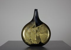 20th Century Glass Art Vase by Michael Harris for Isle of Wight Glass, 1980s