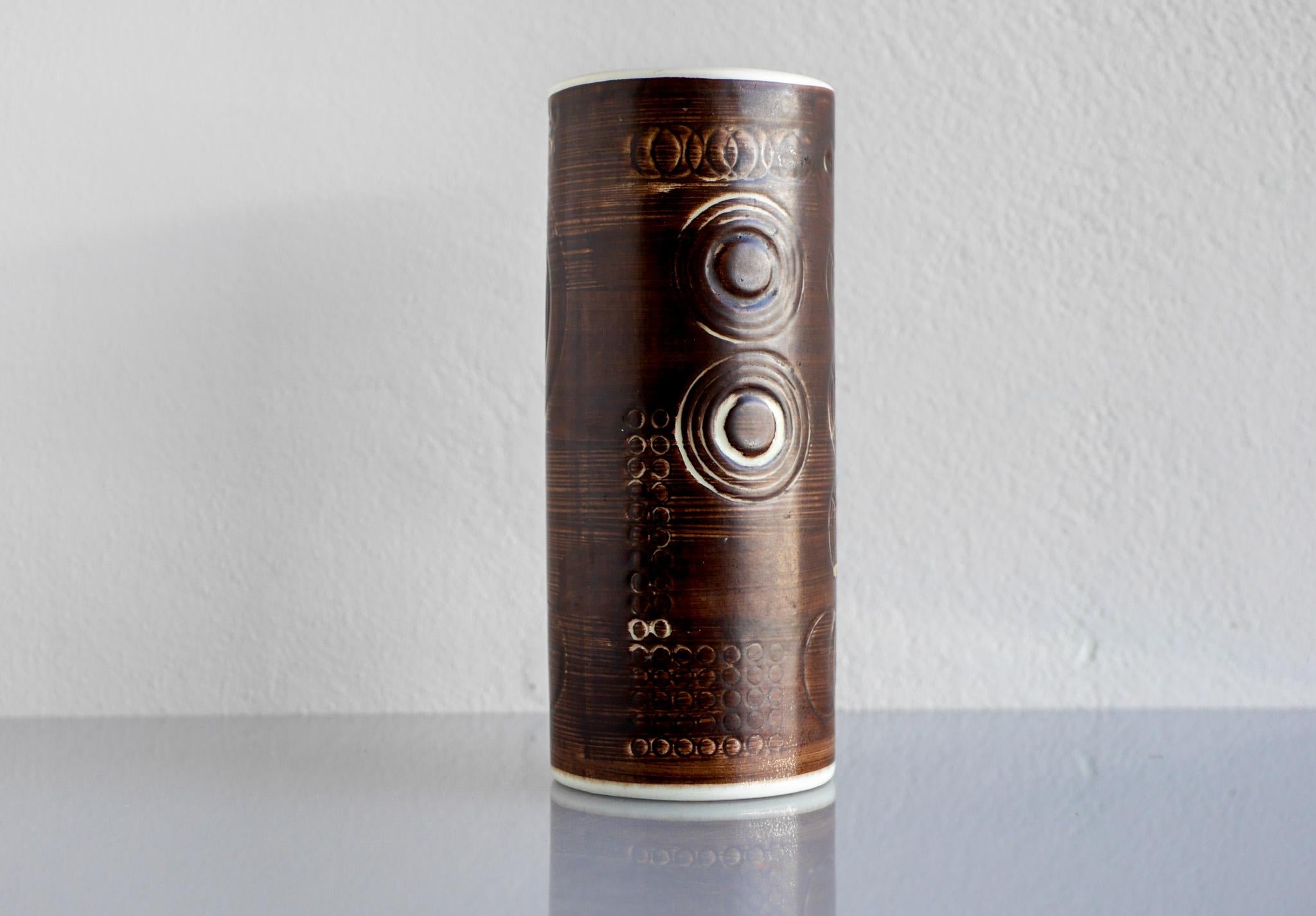 Vase by Olle Alberius from the 'Sarek' Series for Rörstrand, Sweden. For Sale 10