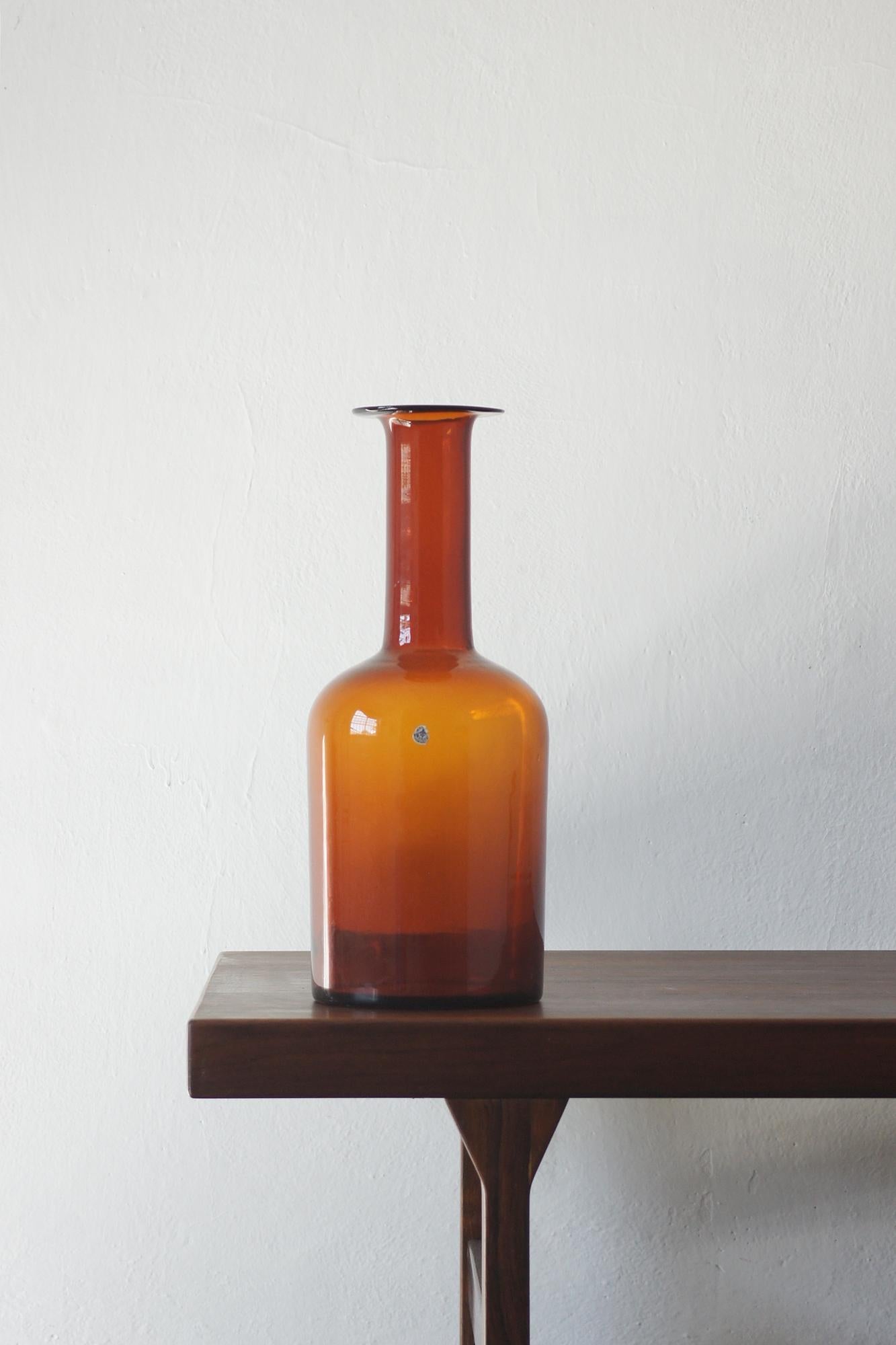 Jarrón de Otto Brauer para Holmegaard, años 60 Escandinavo moderno en venta